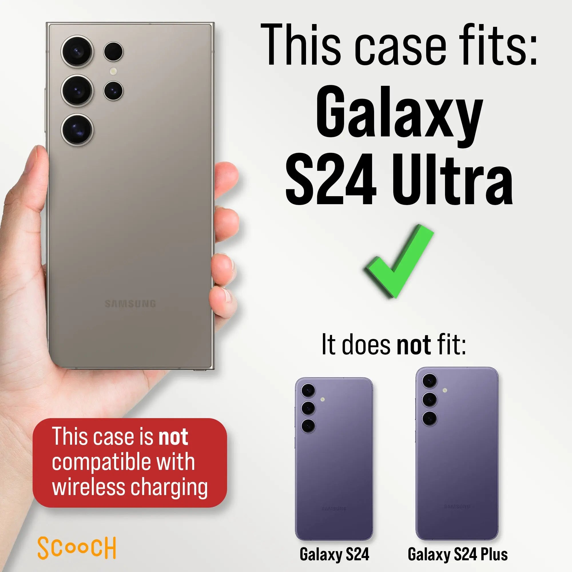 Scooch-Wingmate Ultimate Bundle for Samsung Galaxy S24 Ultra-