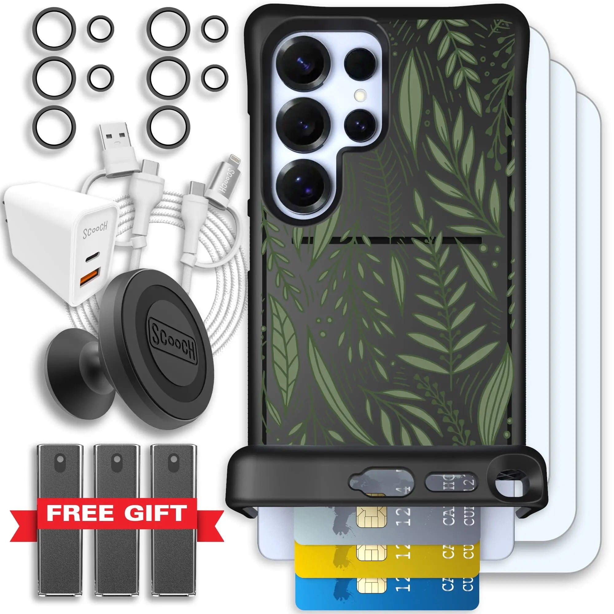 Scooch-Wingmate Ultimate Bundle for Samsung Galaxy S25 Ultra-Willow-Garden