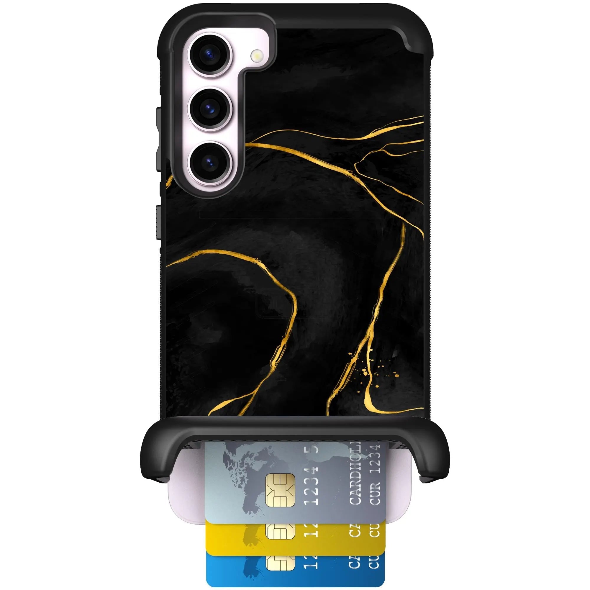 Wingmate Black Marble for Galaxy S23+