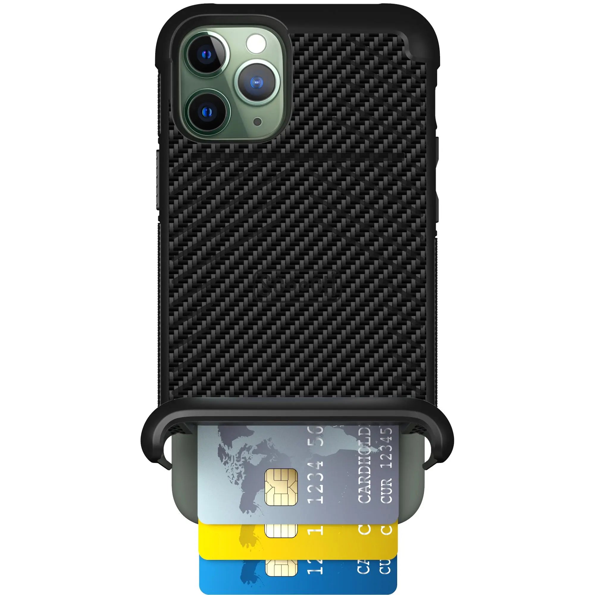 Scooch-Wingmate for iPhone 11 Pro-Carbon-Fiber