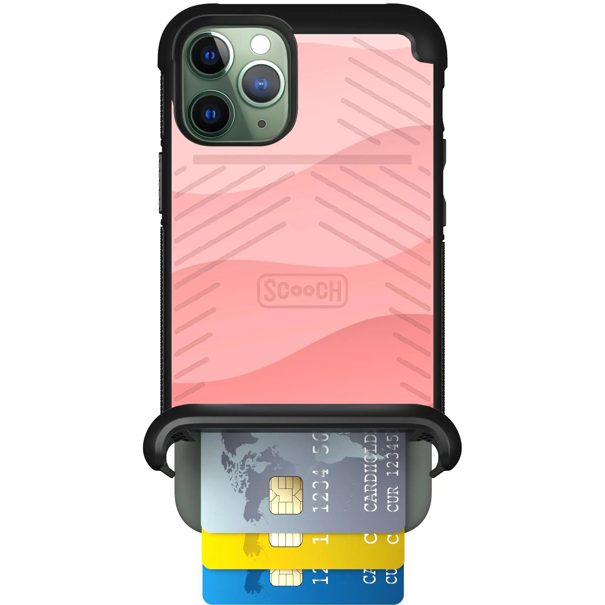 Scooch-Wingmate for iPhone 11 Pro-Pink-Waves