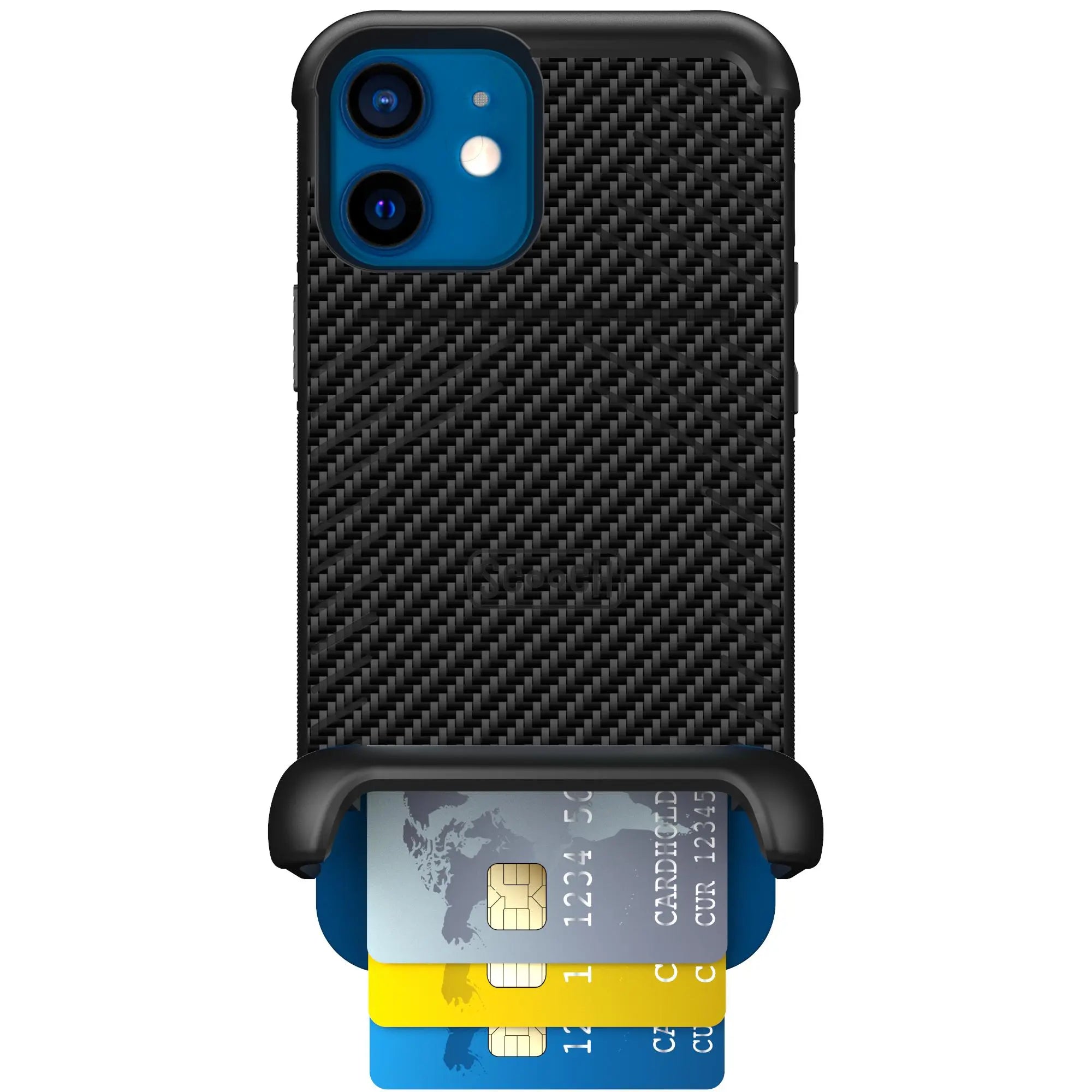Scooch-Wingmate for iPhone 12-Carbon-Fiber