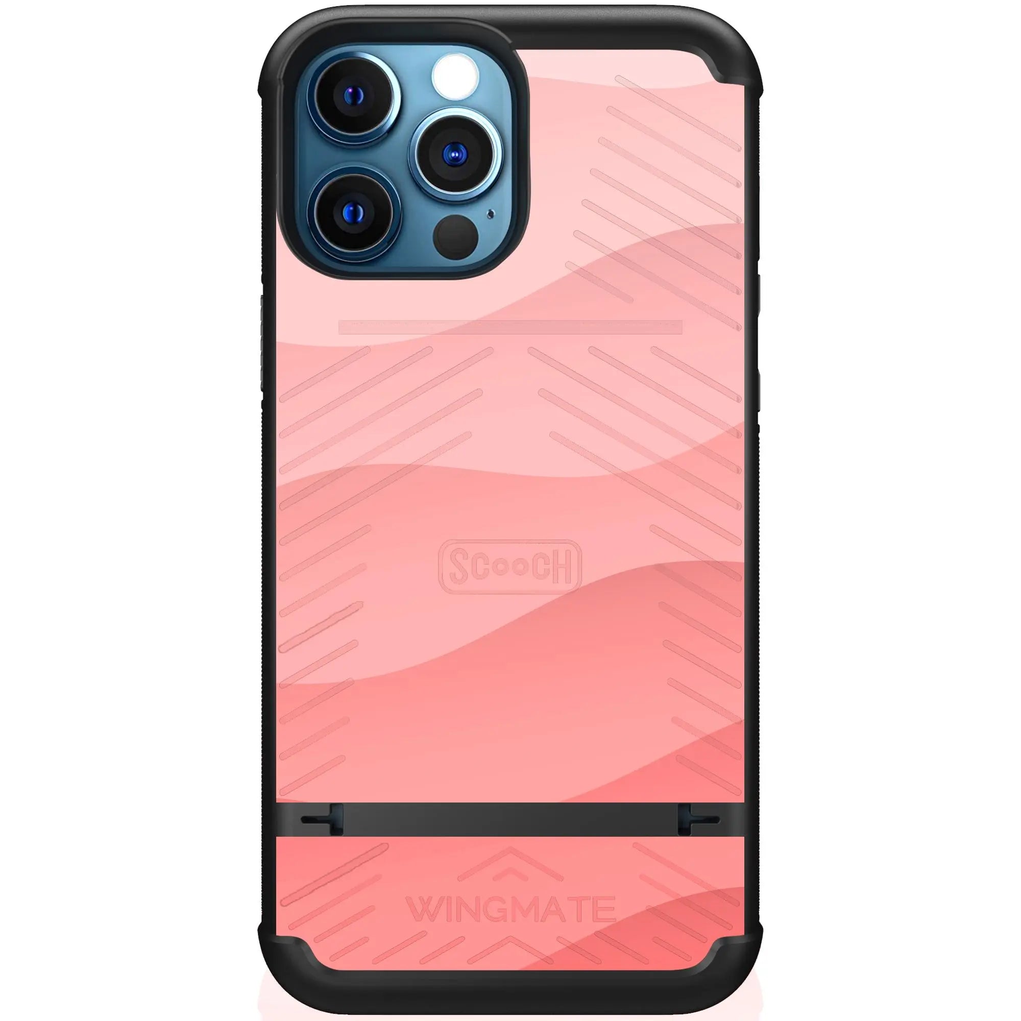 Scooch-Wingmate for iPhone 12 Pro Max-Pink-Waves
