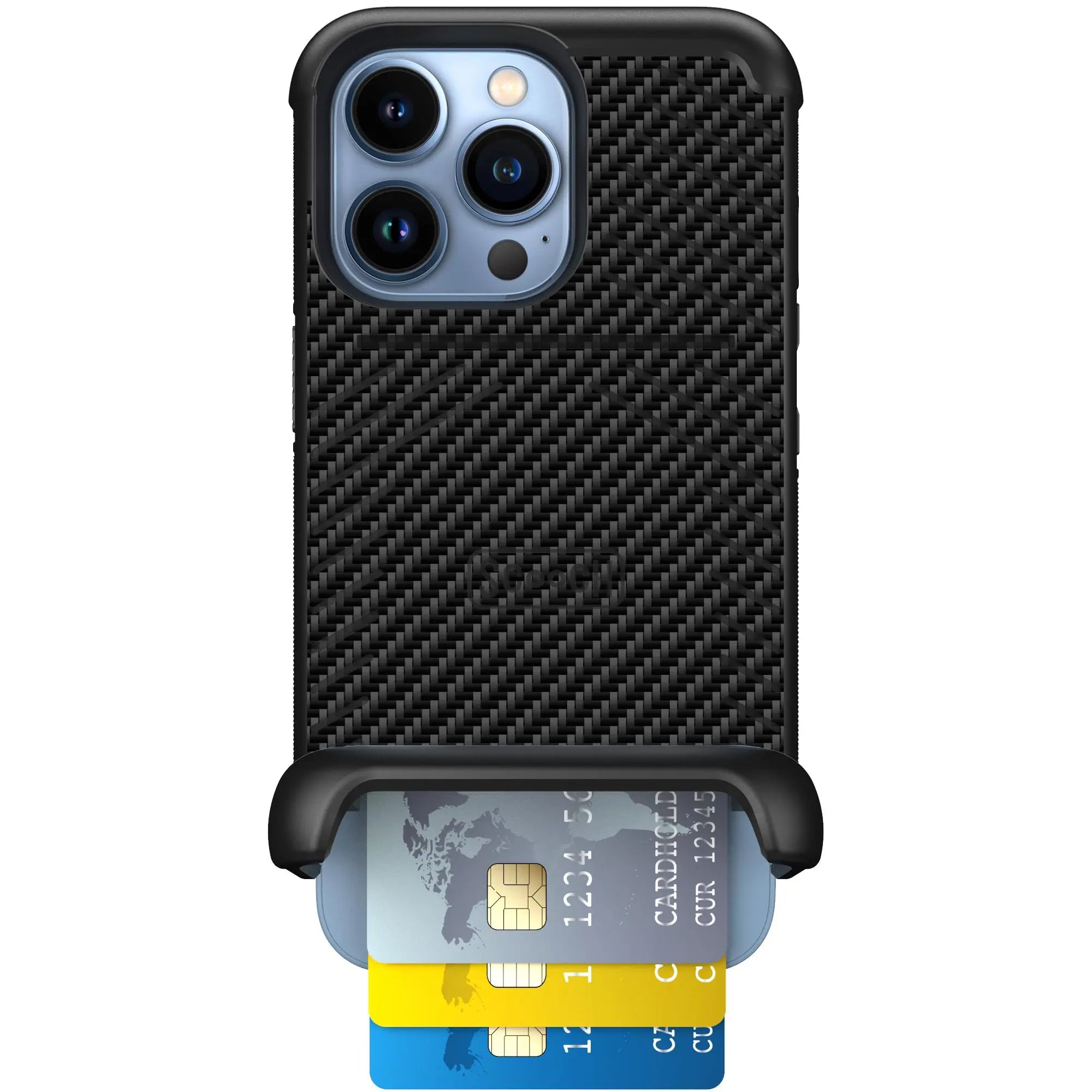 Scooch-Wingmate for iPhone 13 Pro-Carbon-Fiber