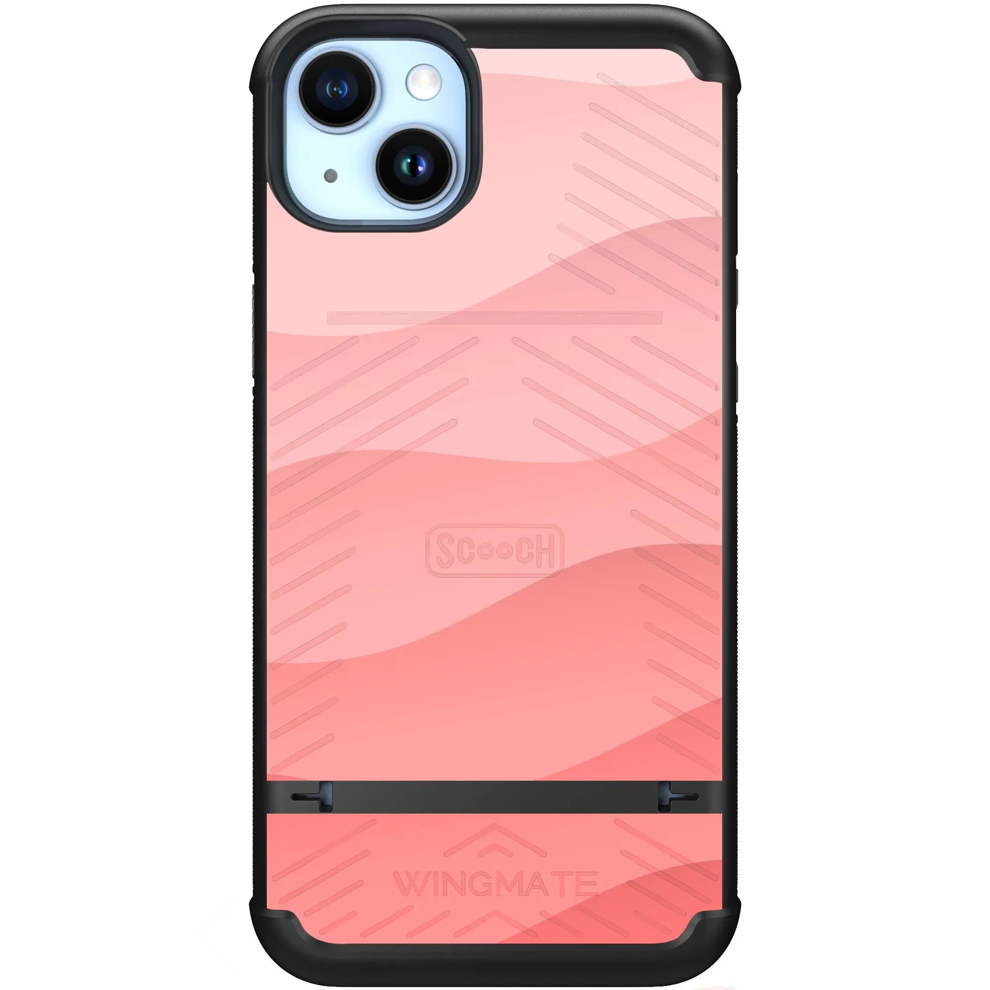 Scooch-Wingmate for iPhone 14 Plus-Pink-Waves