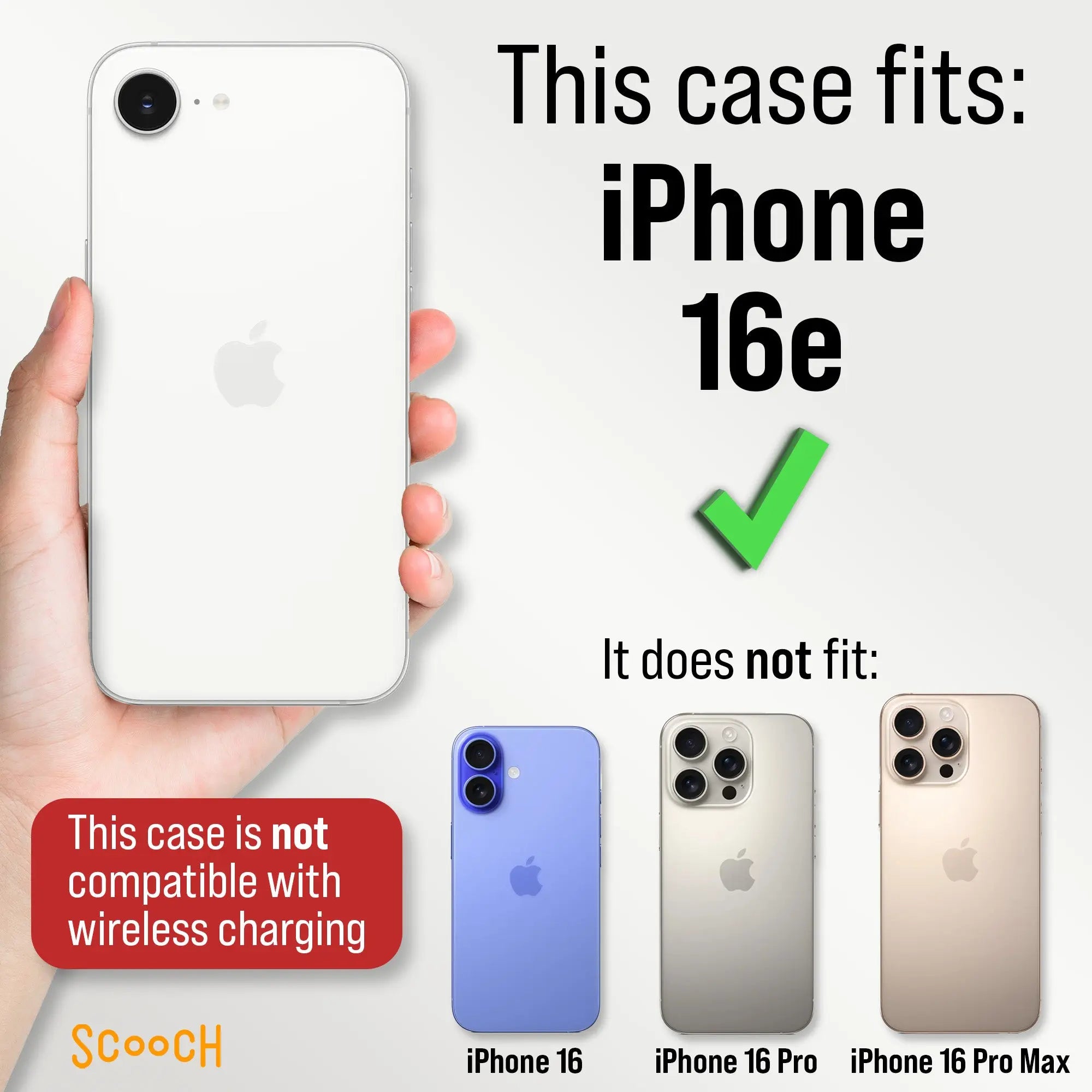 Scooch-Wingmate for iPhone 16e (Preorder - Ships Week of 3/24)-