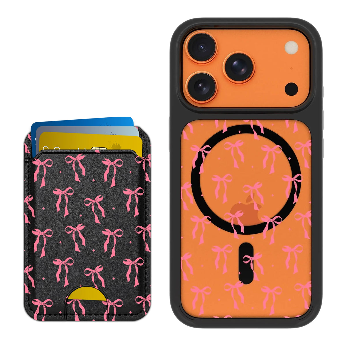 MagCase Pink Bows MagWallet 3.0 MixMatch MSC-17P63