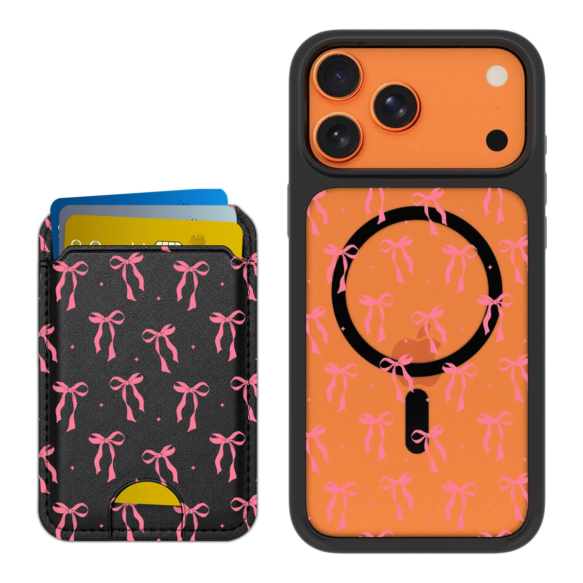 MagCase Pink Bows MagWallet 3.0 MixMatch MSC-17P69