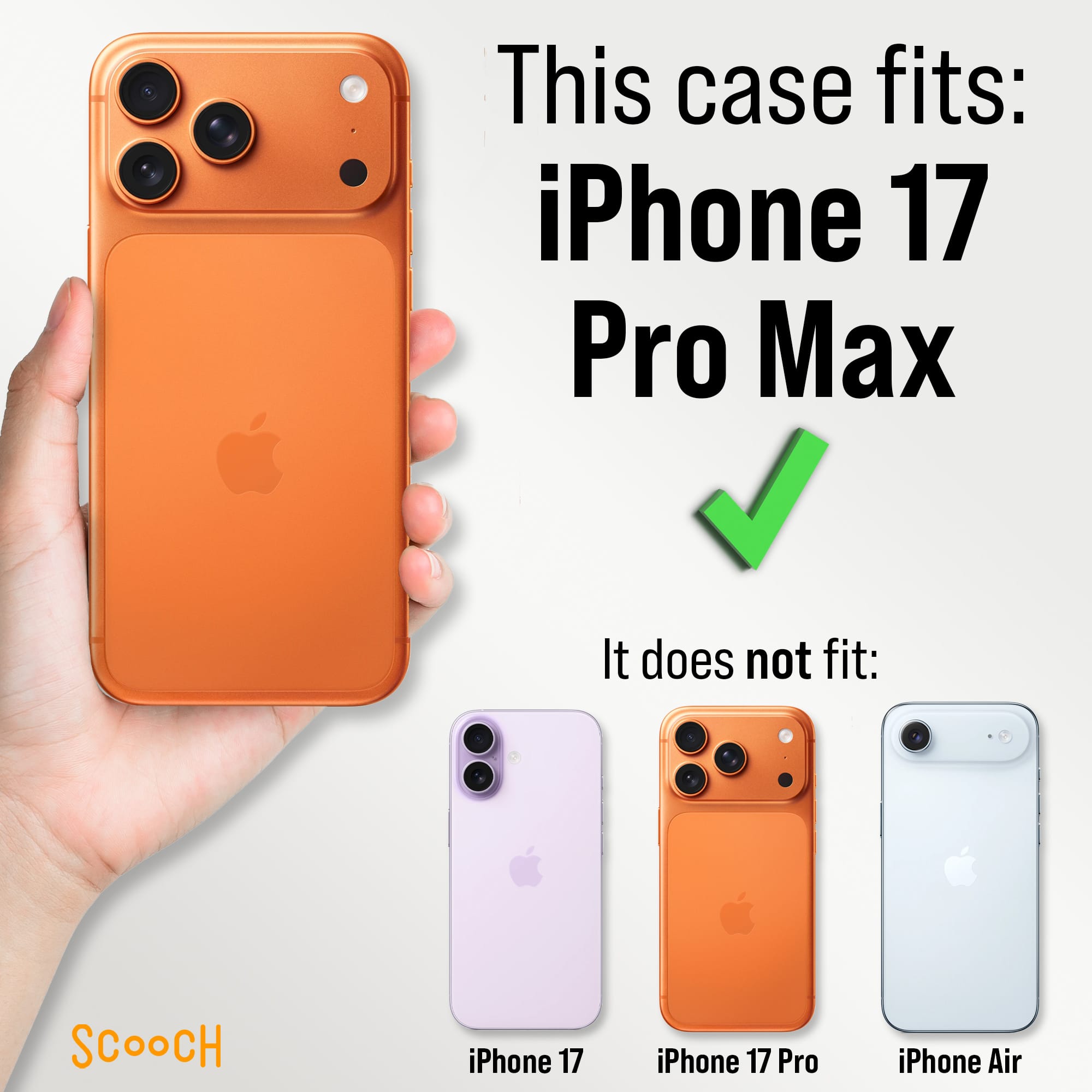 Scooch-Wingman Starter Bundle for iPhone 17 Pro Max-
