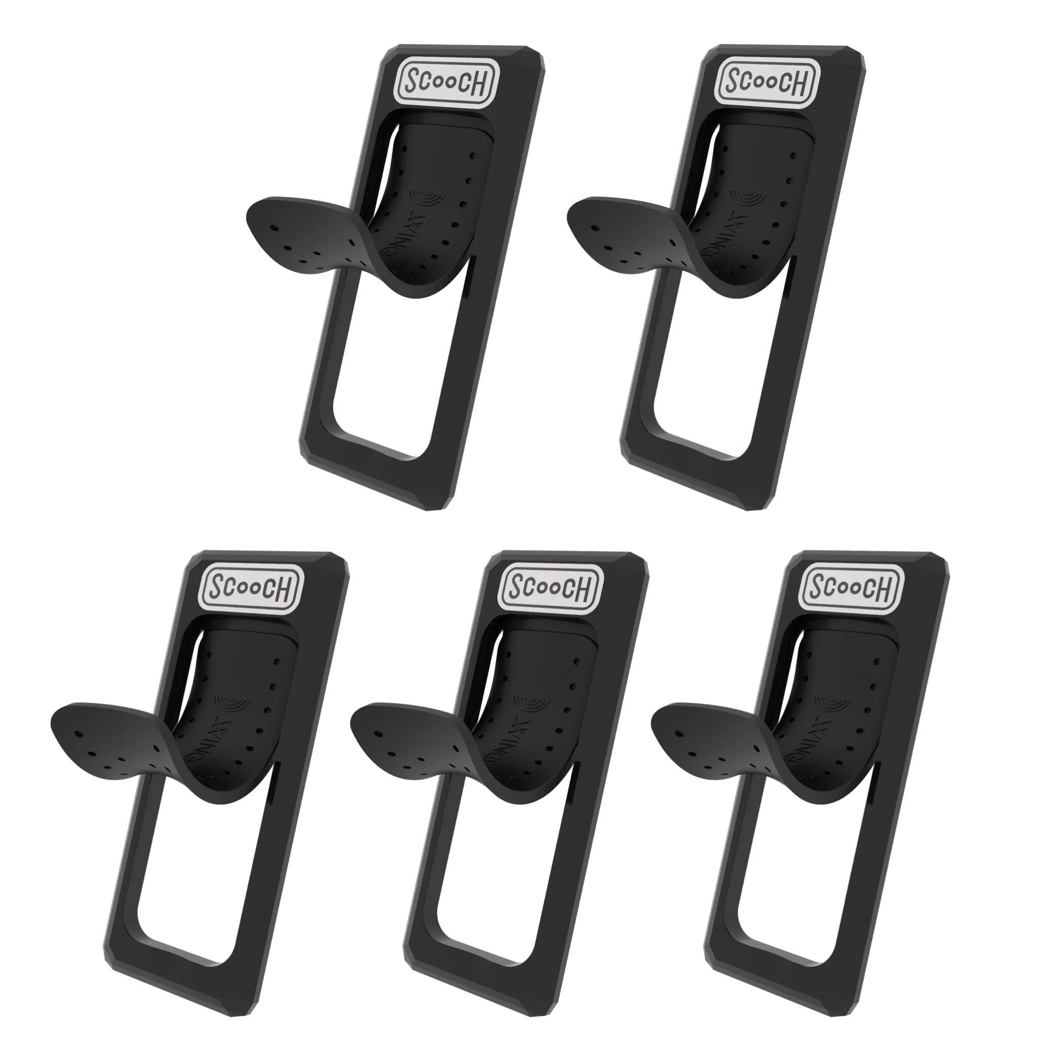 Scooch Wingback - Universal Pop Up Grip & Kickstand 5-PackSave$40Black Scooch Wingback