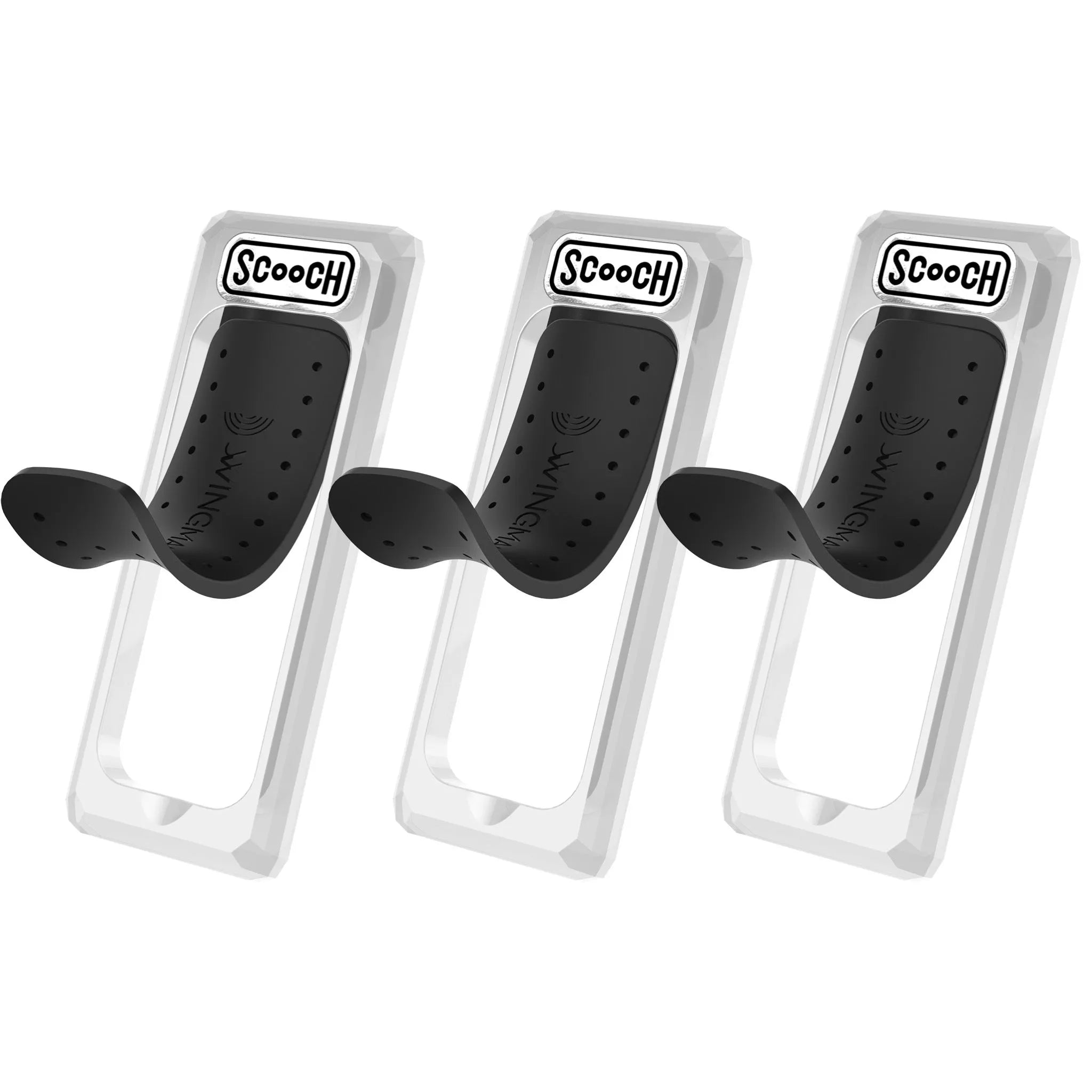 Scooch Wingback - Universal Pop Up Grip & Kickstand 3-PackSave$20Clear Scooch Wingback