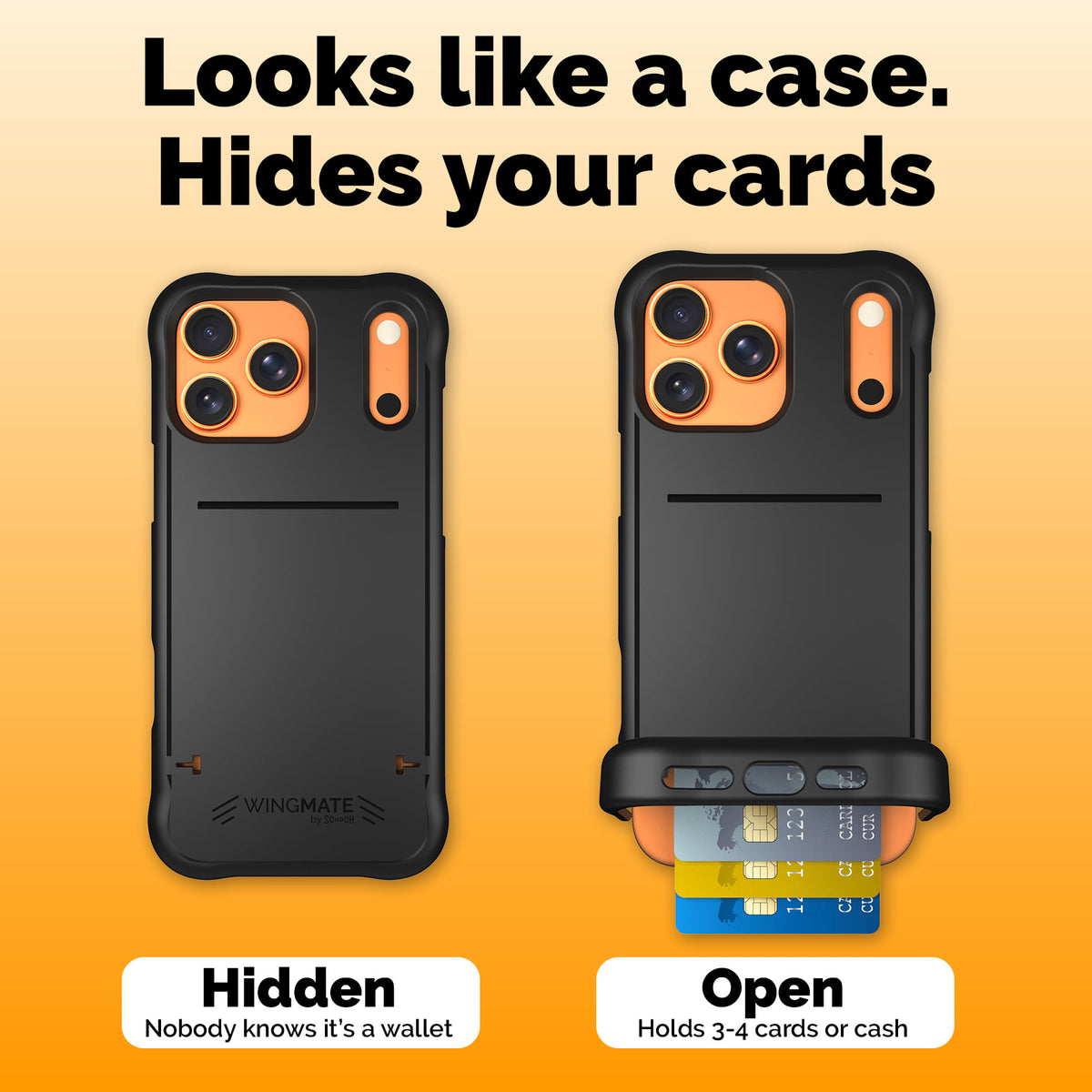 Wingmate hidden wallet for cards and cash | gallery:wingmate-20261021