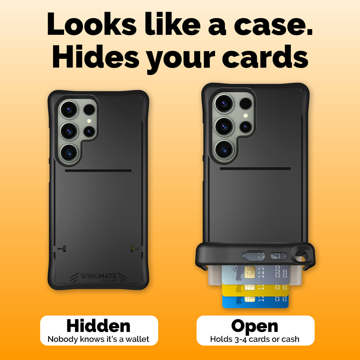 Wingmate hidden wallet for cards and cash | gallery:wingmate-20261021