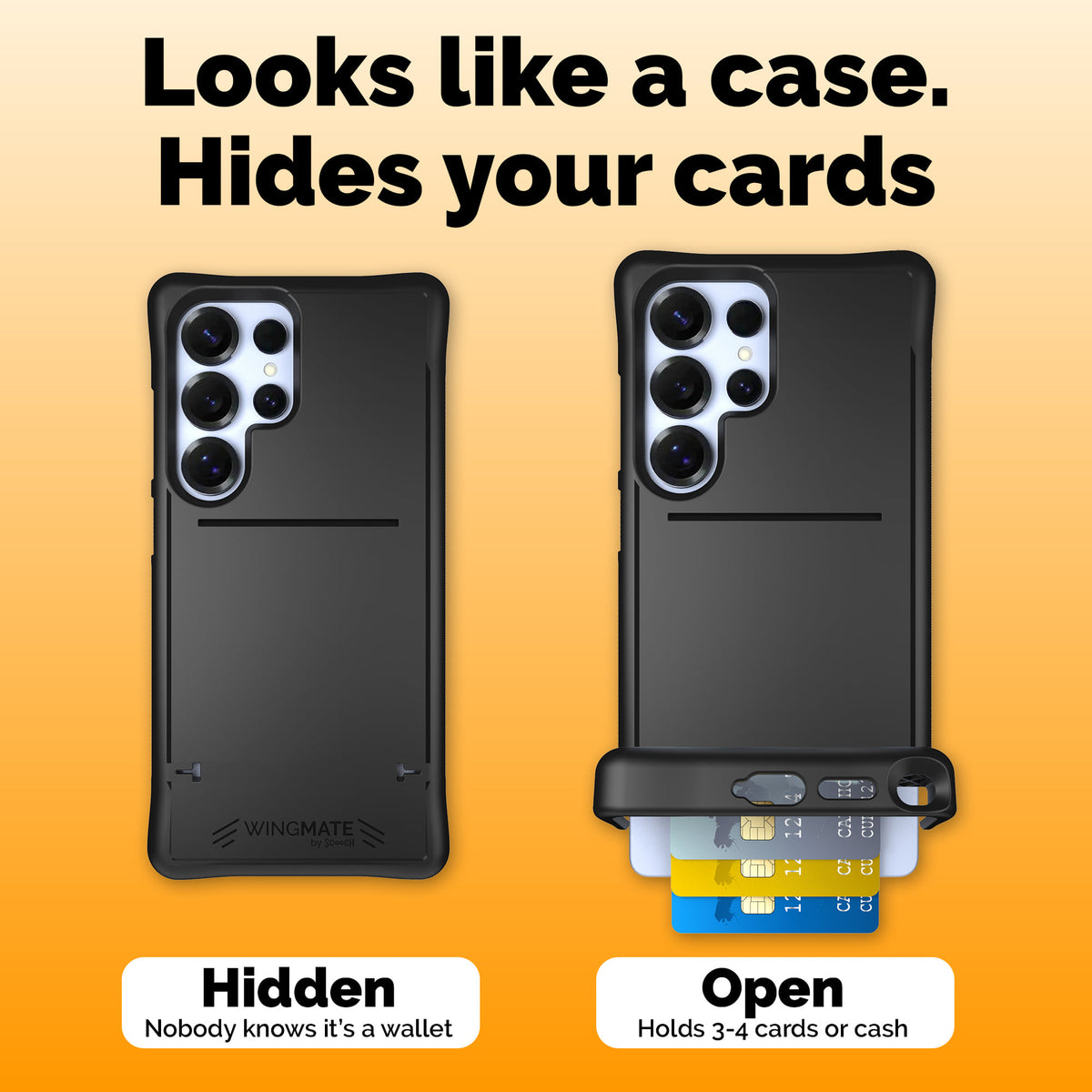 Wingmate hidden wallet for cards and cash | gallery:wingmate-20261021