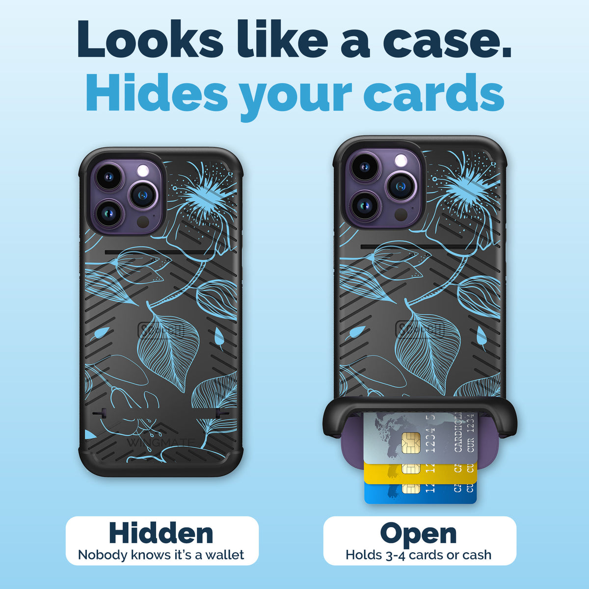 Wingmate hidden wallet for cards and cash | gallery:wingmate-20261021