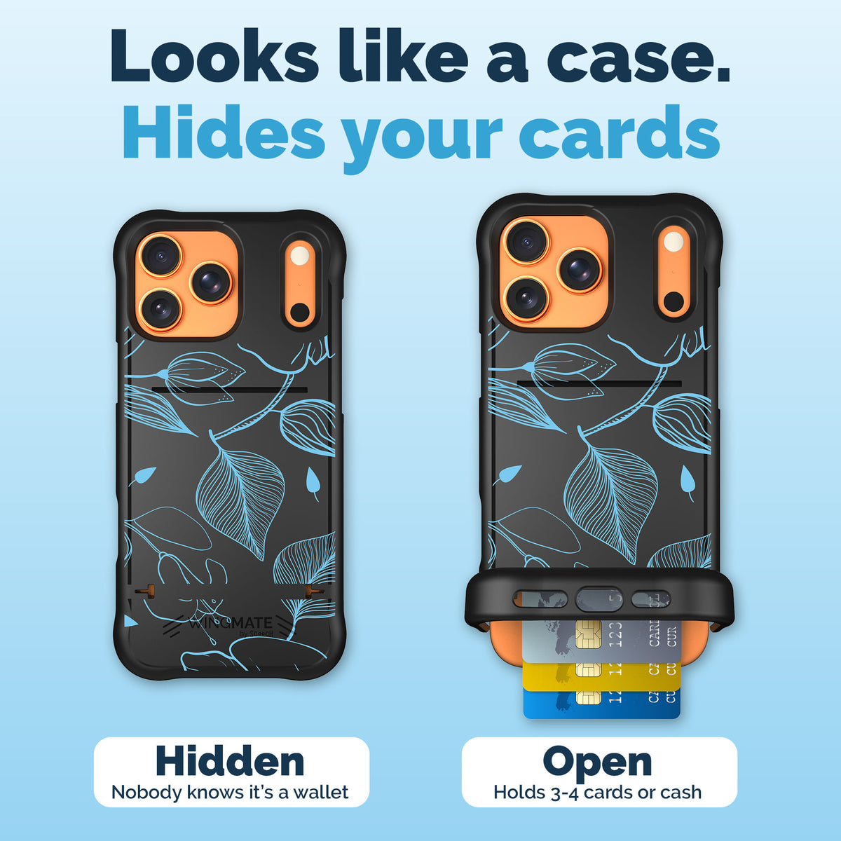 Wingmate hidden wallet for cards and cash | gallery:wingmate-20261021