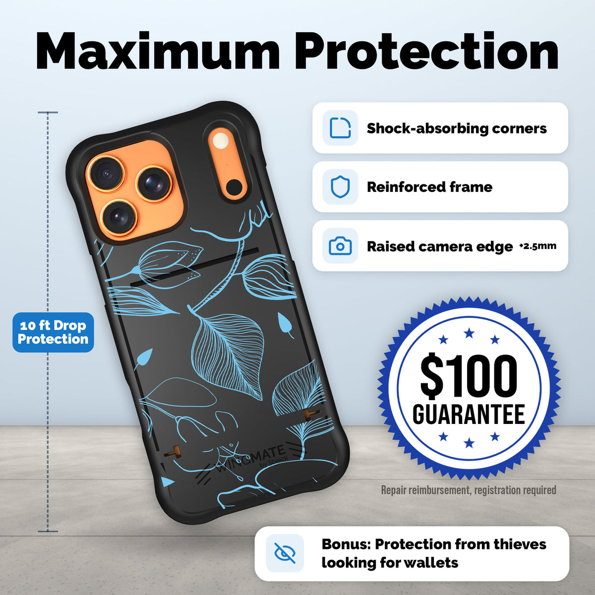 Wingmate drop protection and protection guarantee | gallery:wingmate-20261021