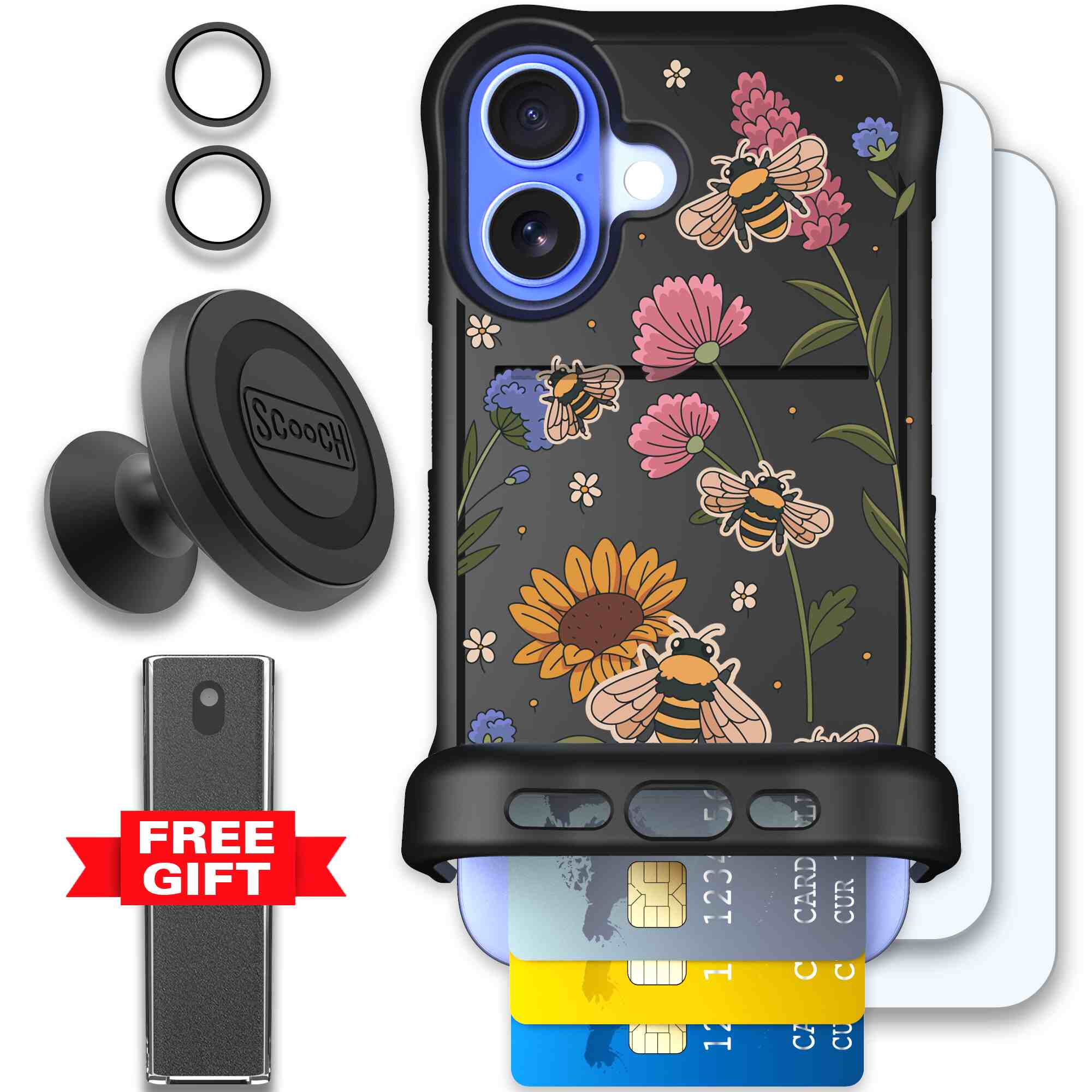 Bee Happy | website | iPhone 16 | Defender Bundle