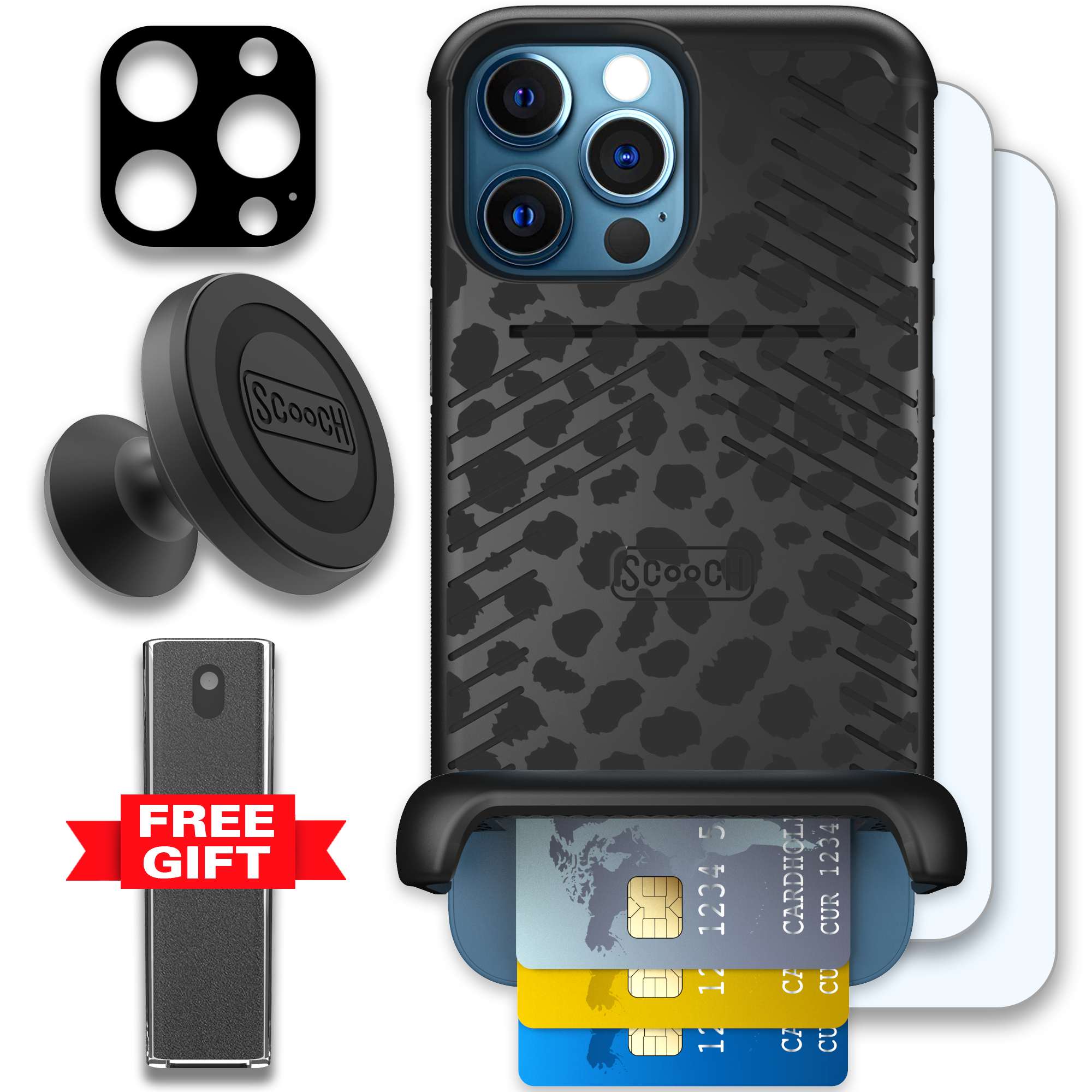WMTE BLKLEOP iPhone 12 Pro Max Defender Bundle