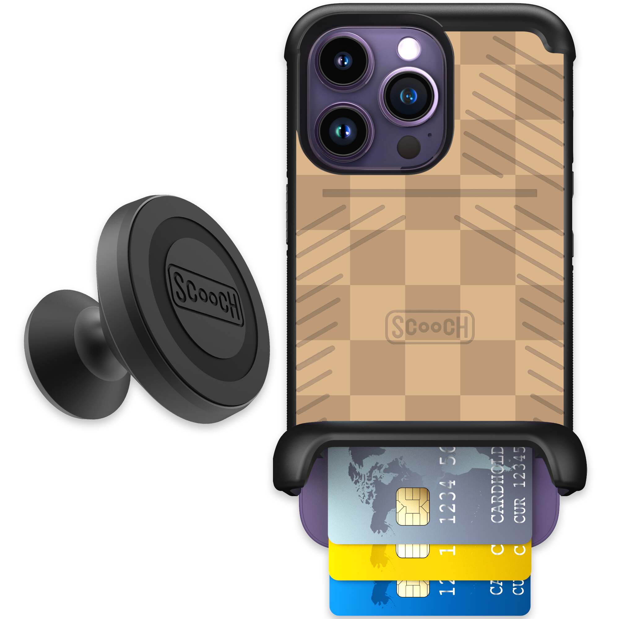 Checkered Beige | website | iPhone 14 Pro | Starter Bundle