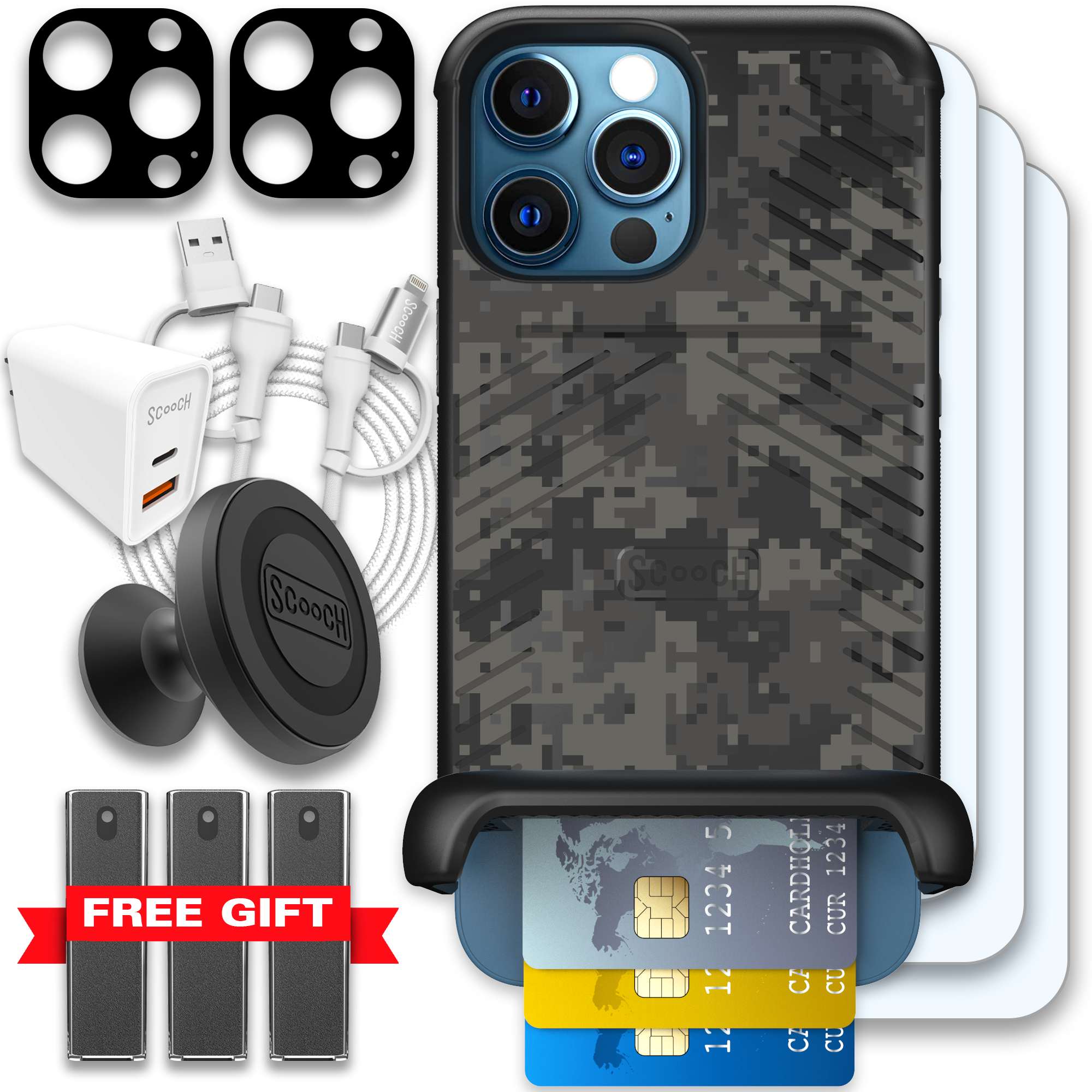 WMTE DIGICAMO iPhone 12 Pro Max Ultimate Bundle