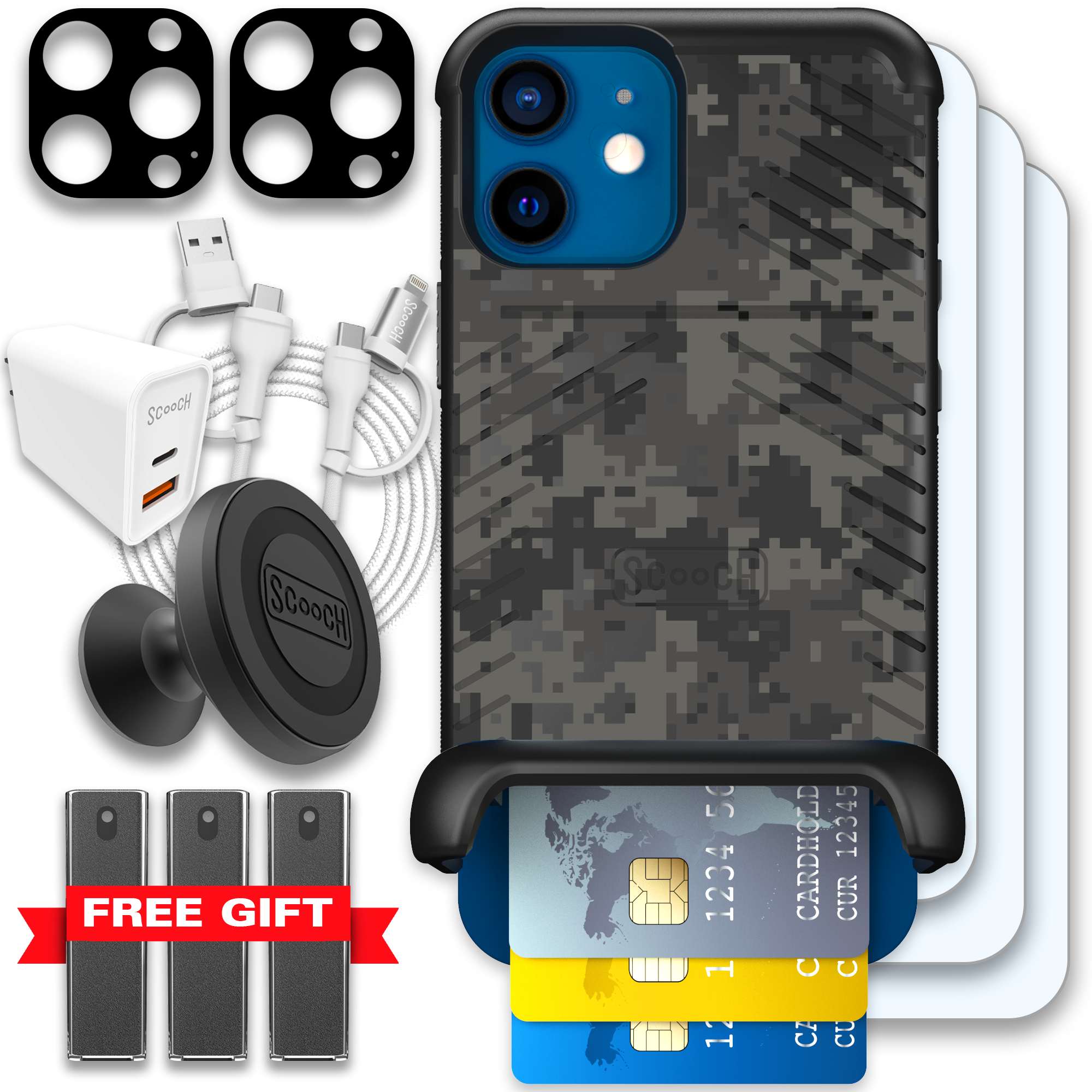 WMTE DIGICAMO iPhone 12 Pro Ultimate Bundle