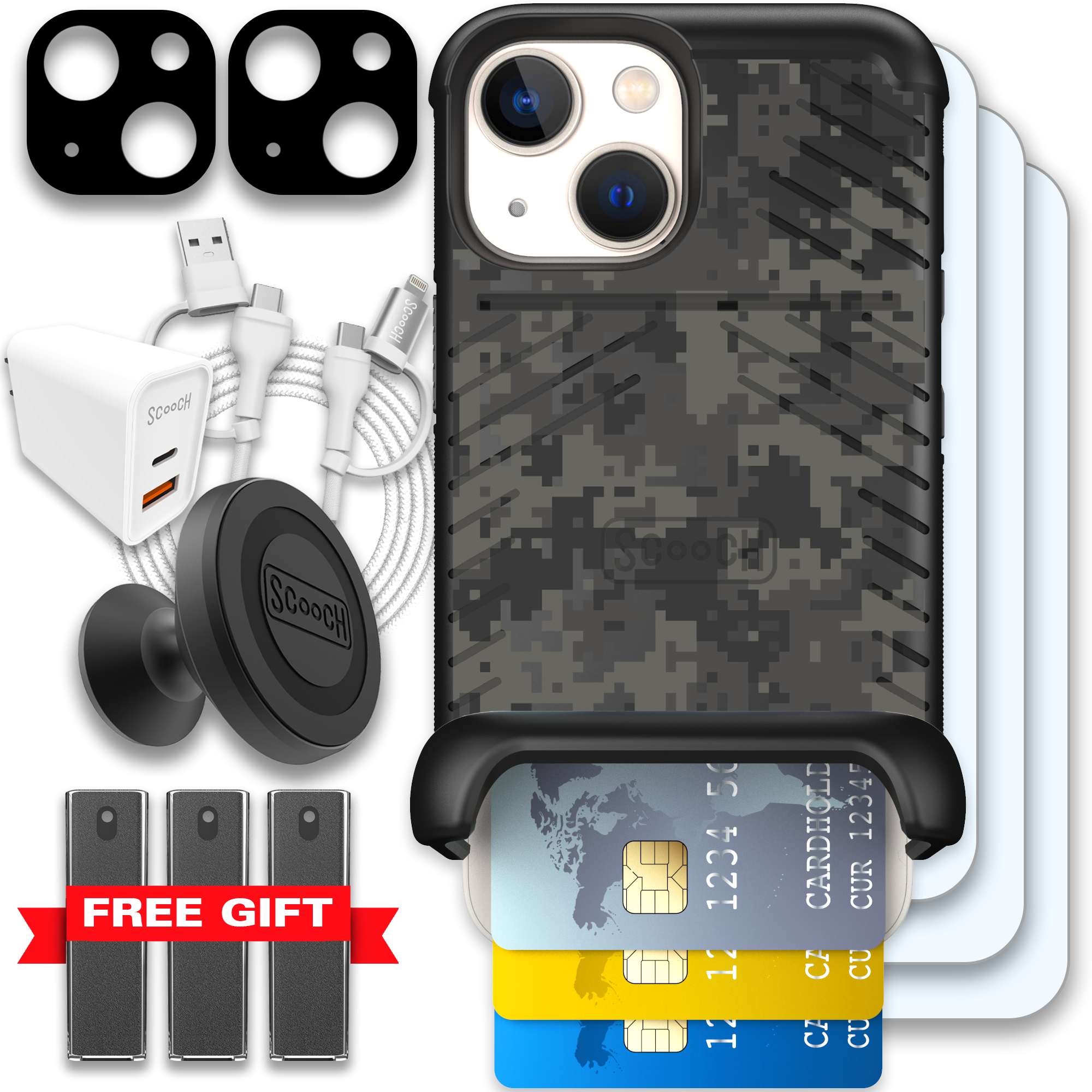 WMTE DIGICAMO iPhone 13 Mini Ultimate Bundle