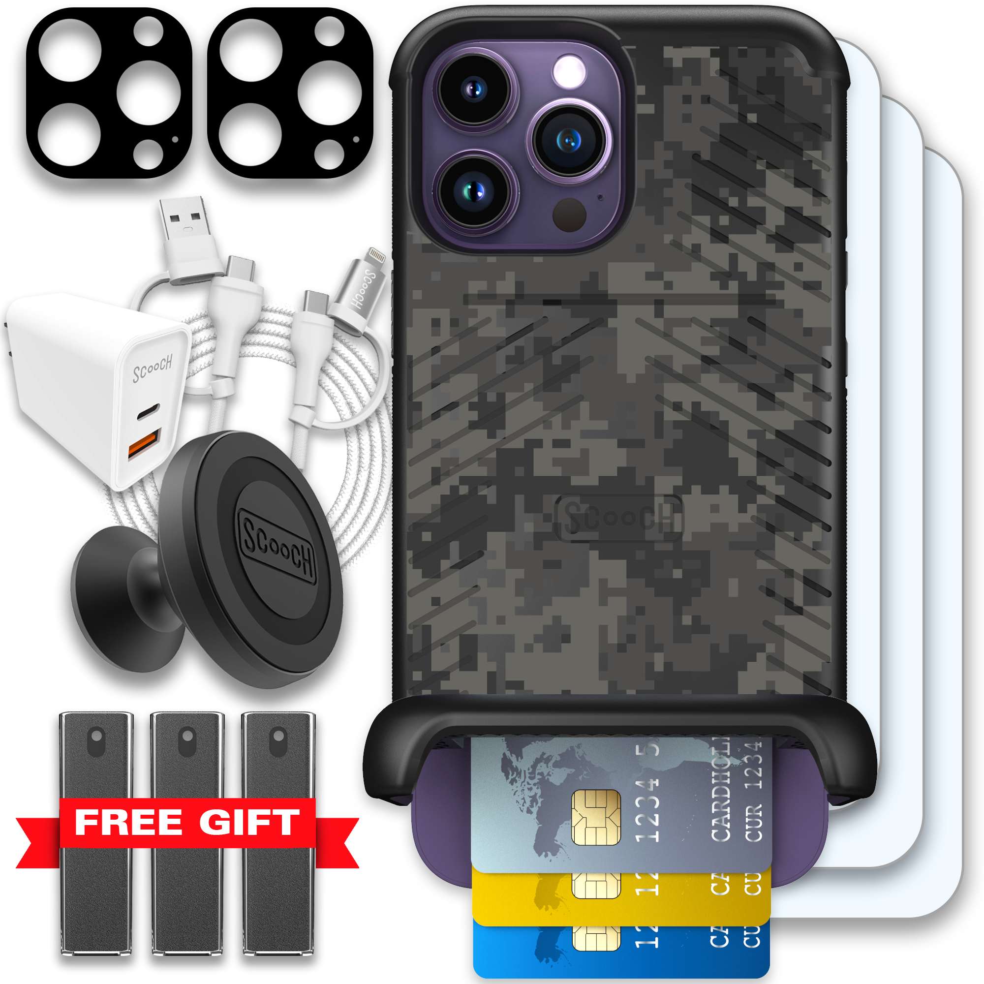 WMTE DIGICAMO iPhone 14 Pro Max Ultimate Bundle