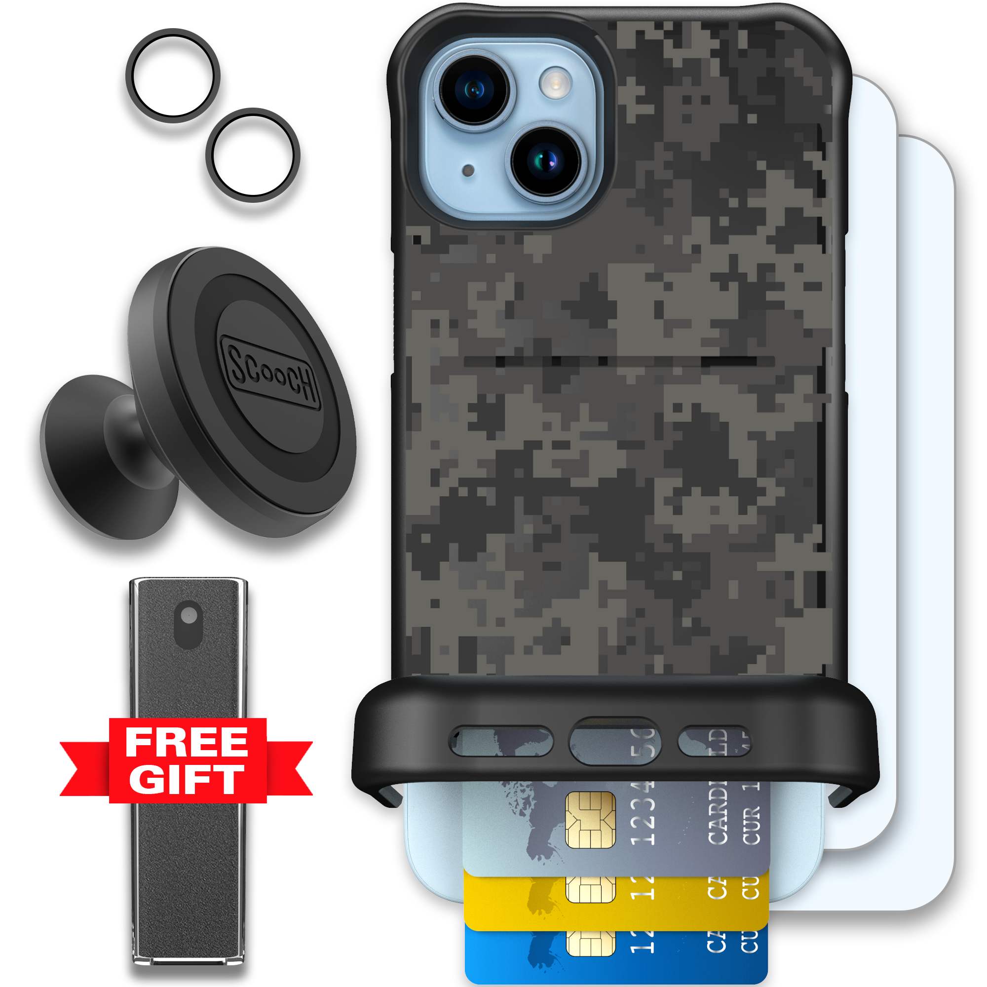 WMTE DIGICAMO iPhone 15 Plus Defender Bundle