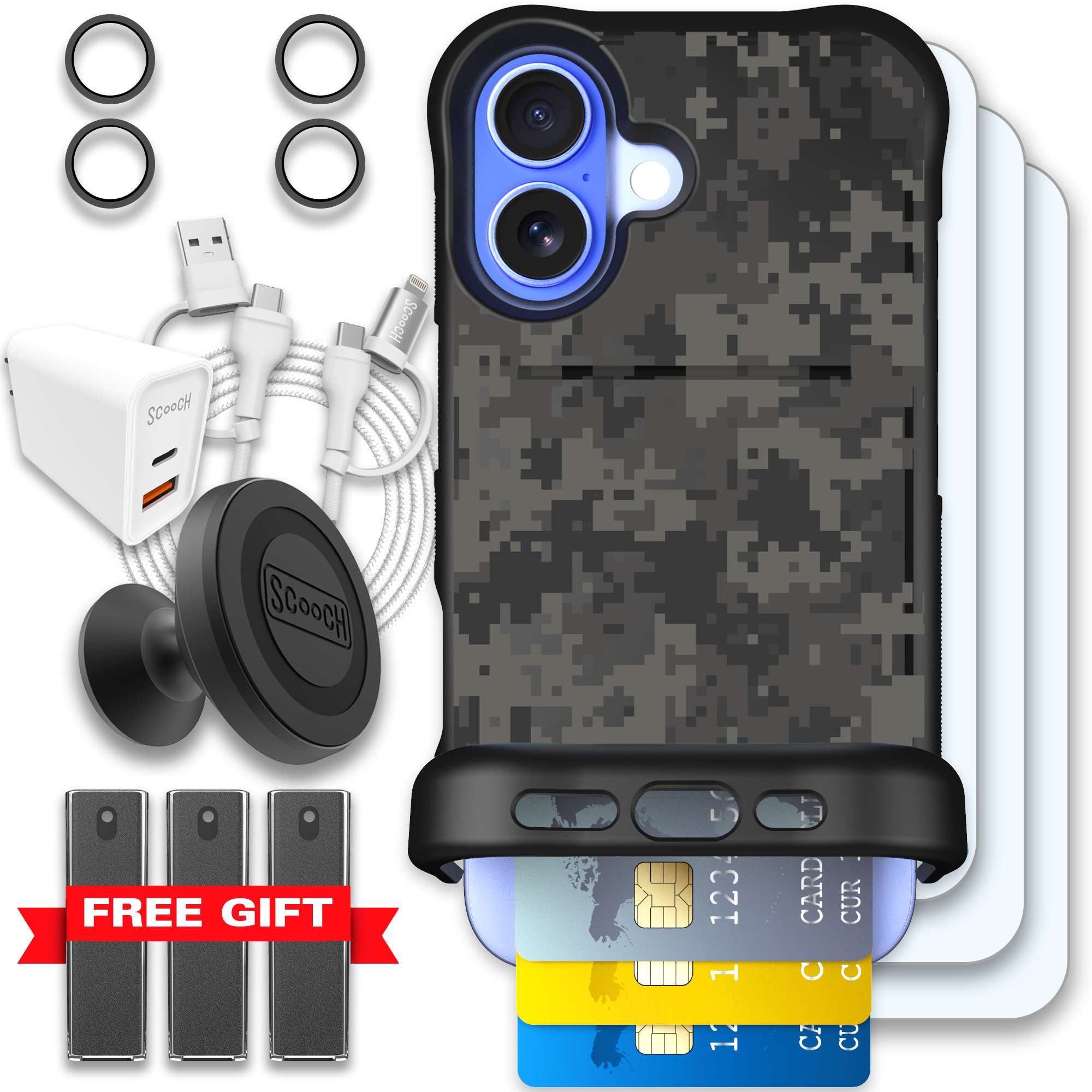 WMTE DIGICAMO iPhone 16 Ultimate Bundle