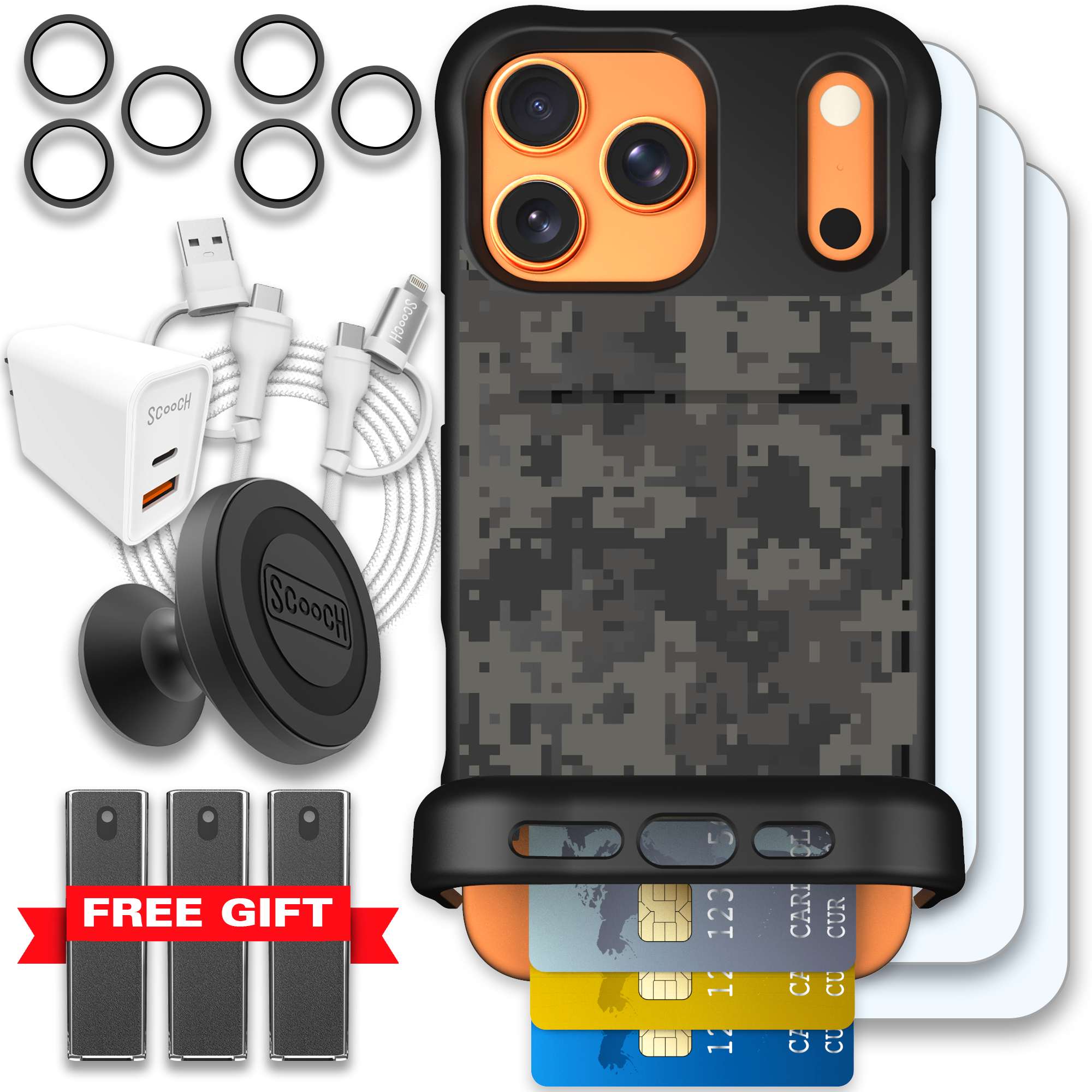 WMTE DIGICAMO iPhone 17 Pro Max Ultimate Bundle