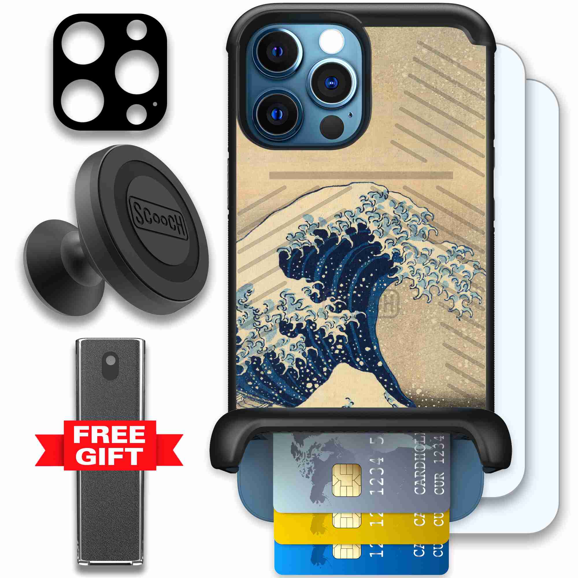 Great Wave | website | iPhone 12 Pro Max | Defender Bundle