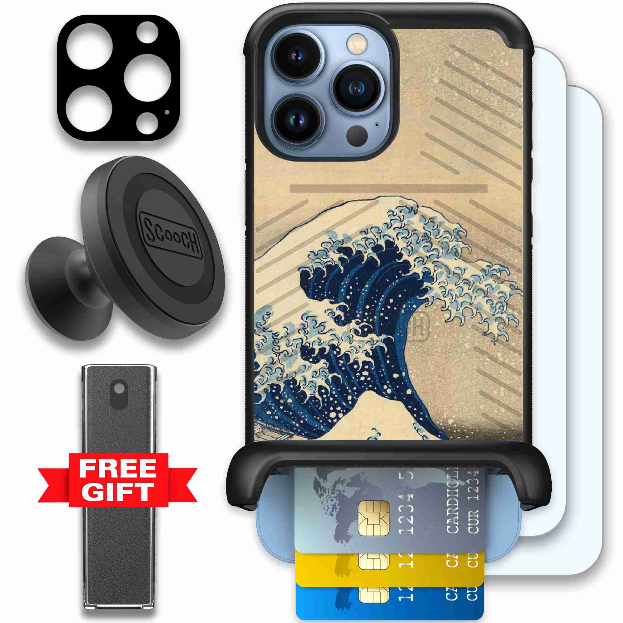Great Wave | website | iPhone 13 Pro Max | Defender Bundle