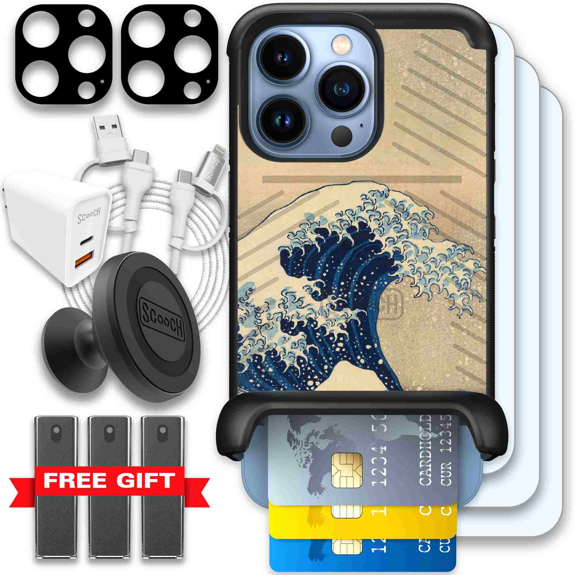 Great Wave | website | iPhone 13 Pro | Ultimate Bundle