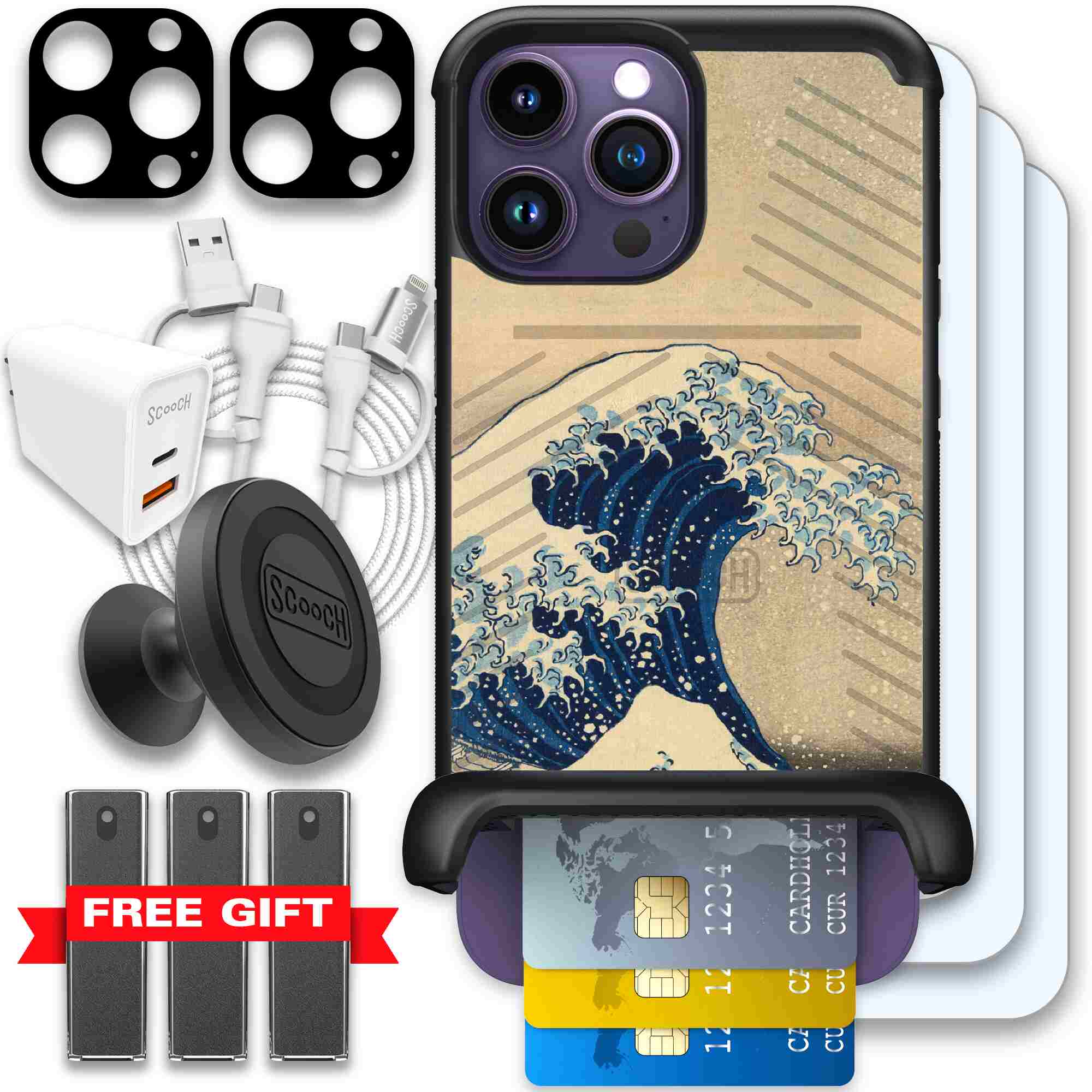 Great Wave | website | iPhone 14 Pro Max | Ultimate Bundle
