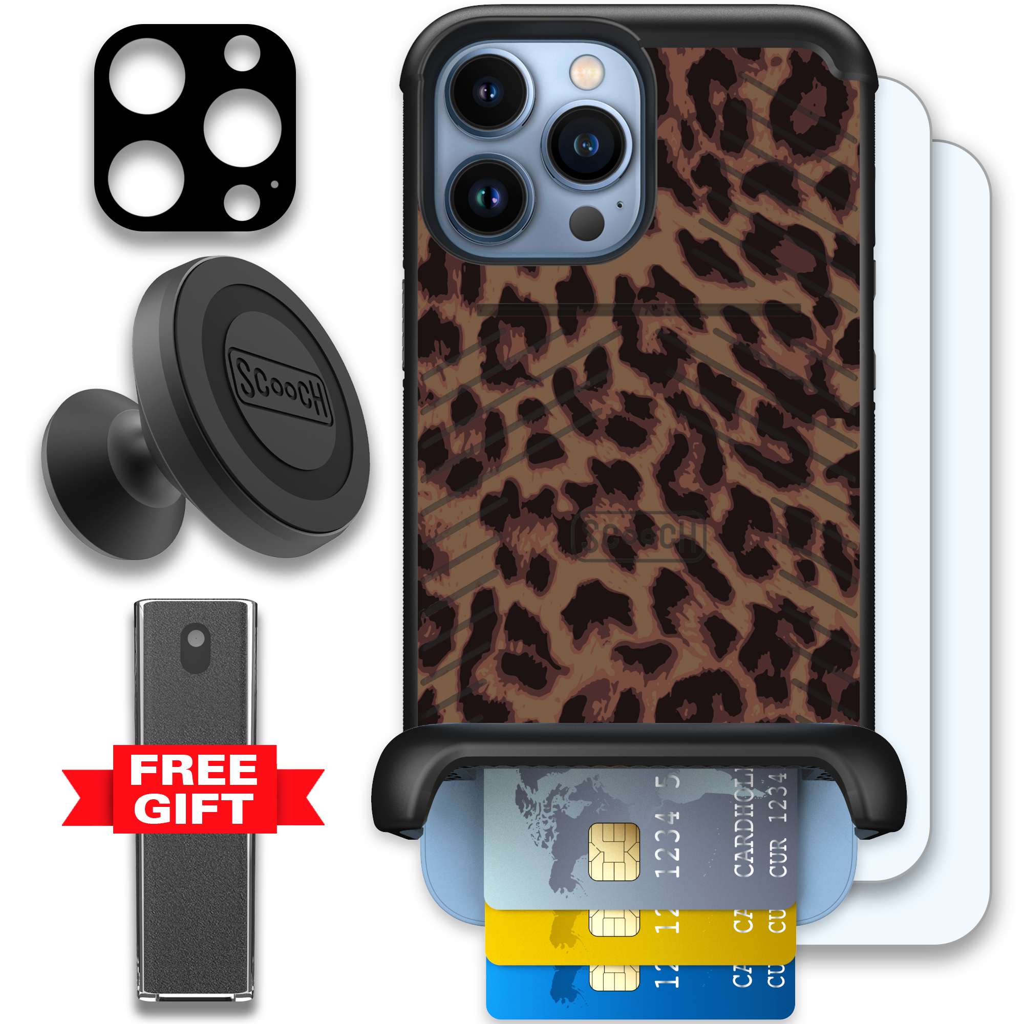 WMTE LUXELEOP iPhone 13 Pro Max Defender Bundle
