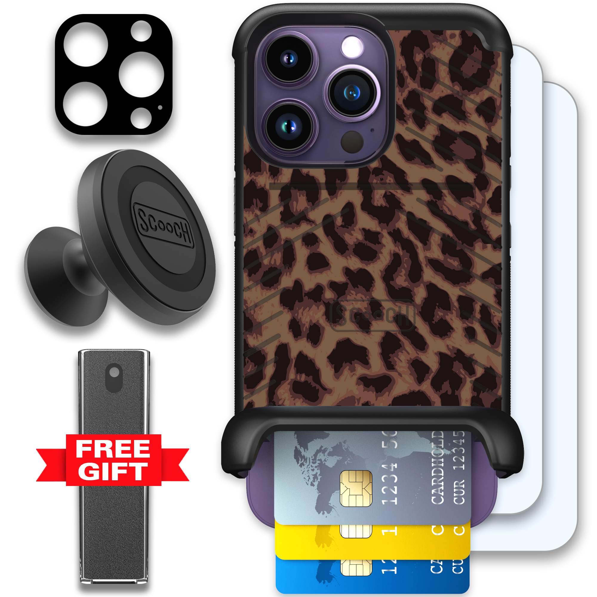 WMTE LUXELEOP iPhone 14 Pro Defender Bundle
