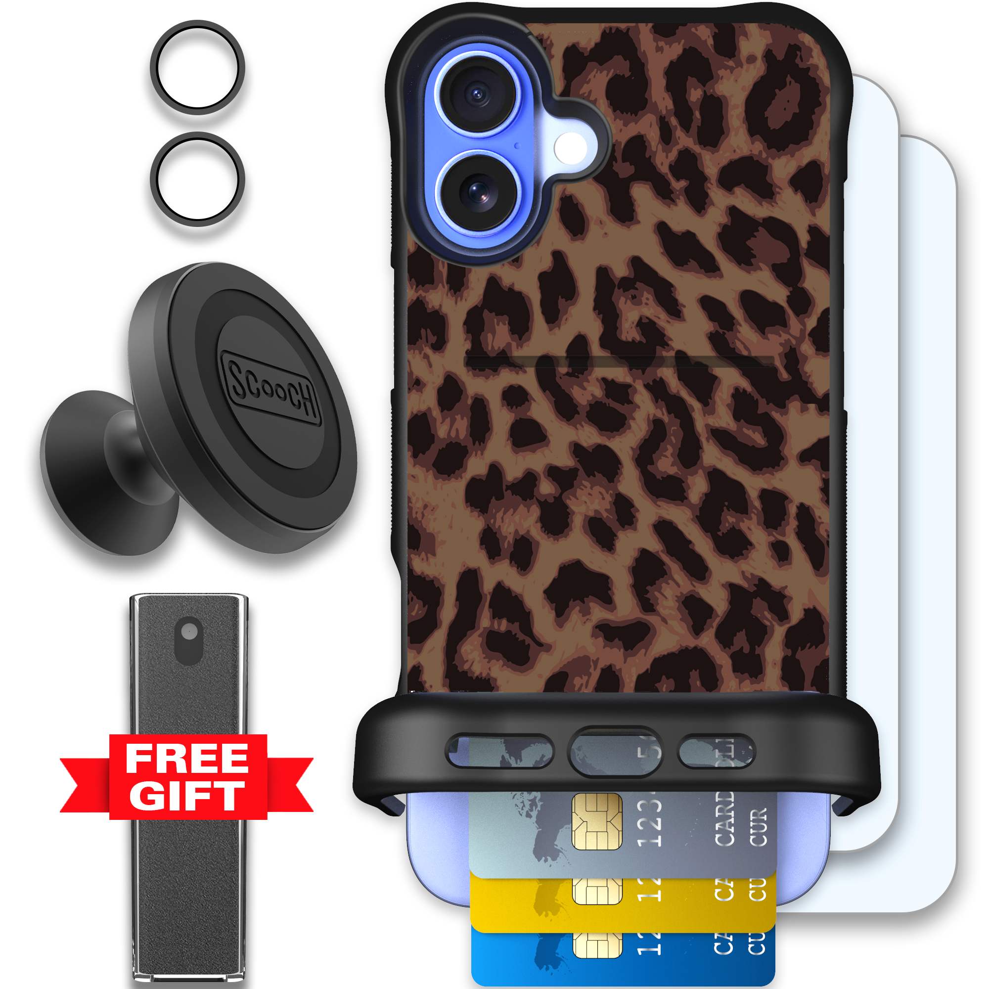 WMTE LUXELEOP iPhone 16 Plus Defender Bundle