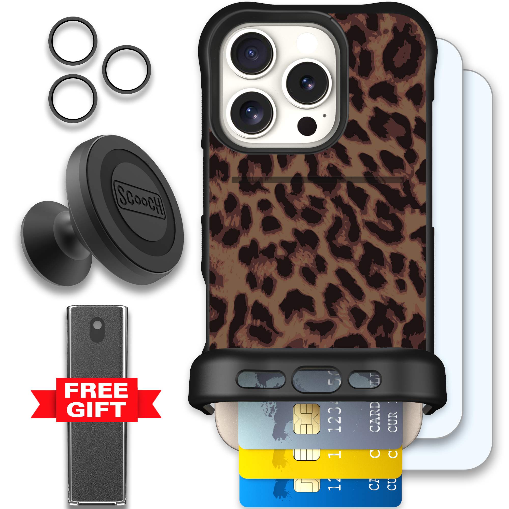 WMTE LUXELEOP iPhone 16 Pro Defender Bundle