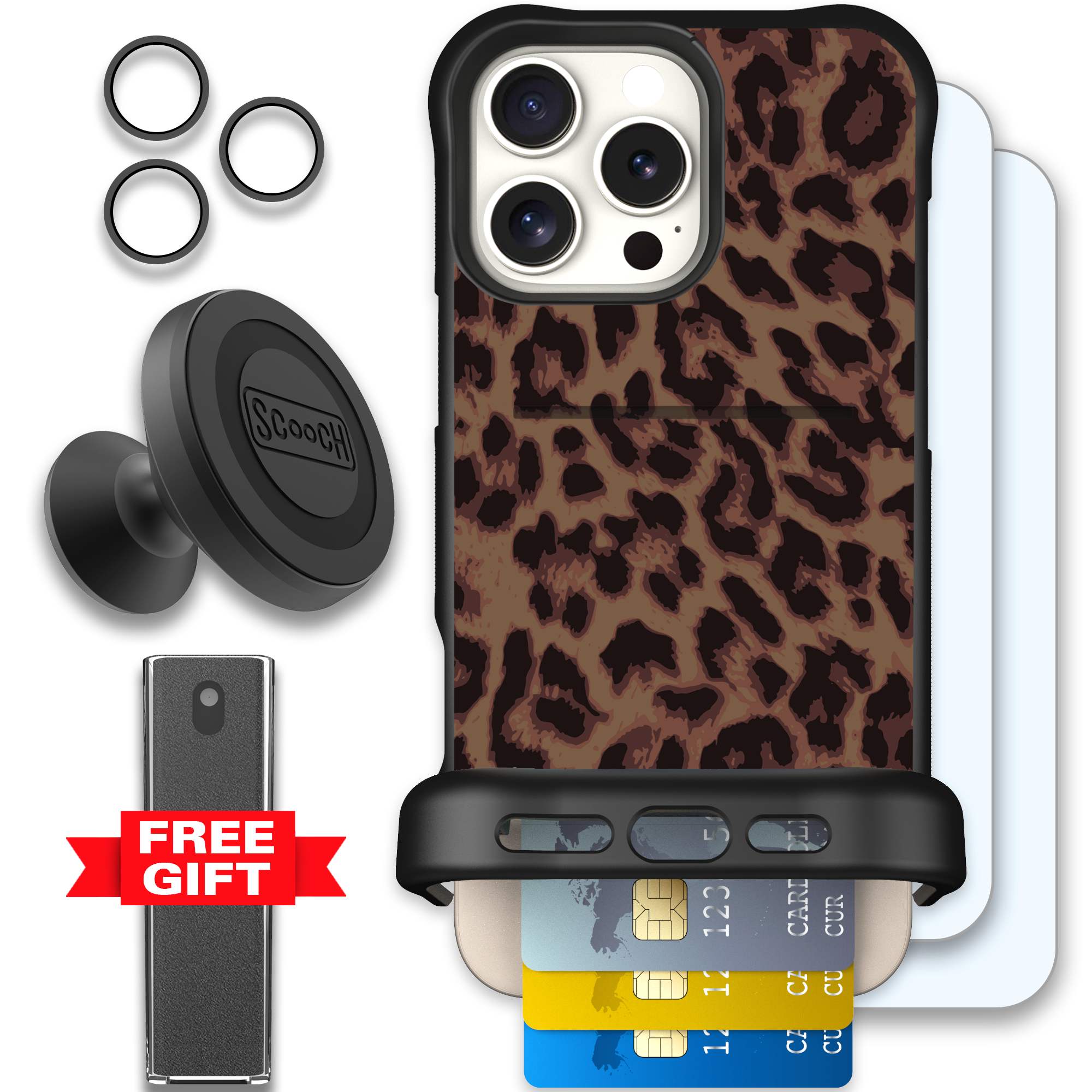 WMTE LUXELEOP iPhone 16 Pro Max Defender Bundle