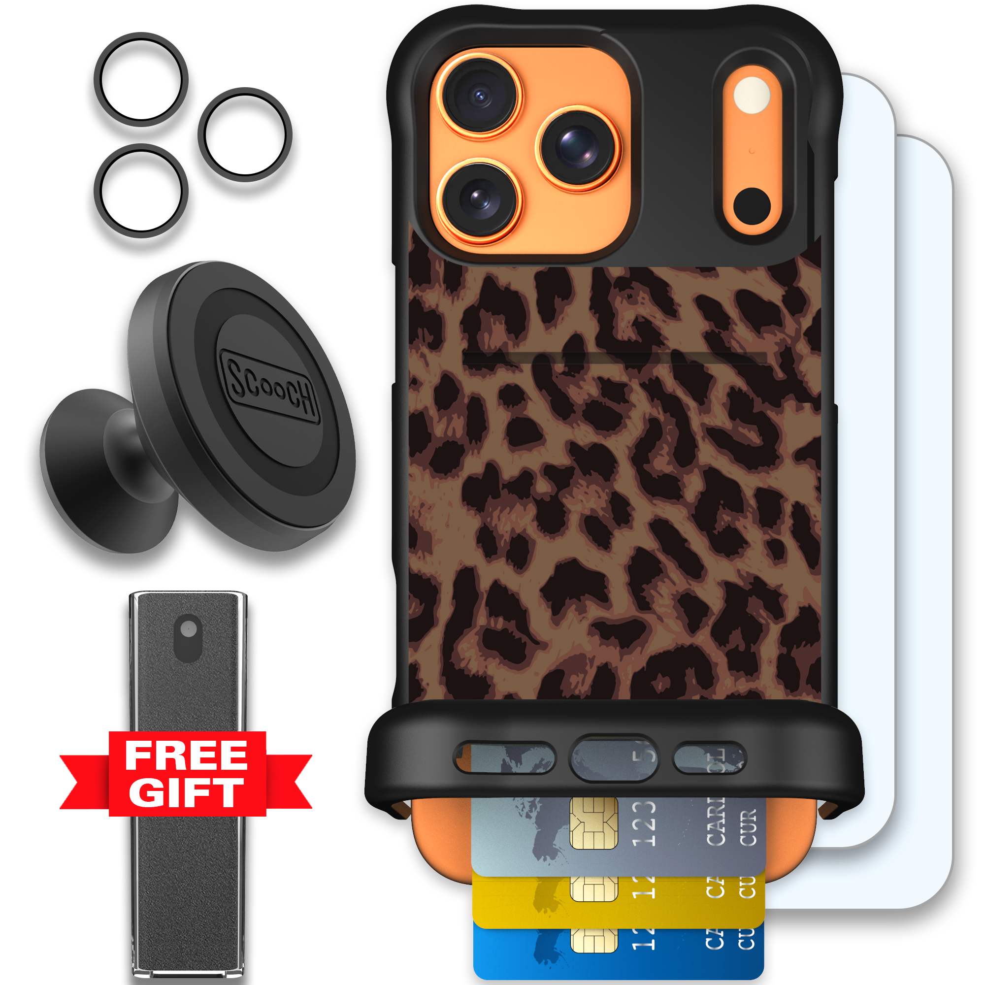 WMTE LUXELEOP iPhone 17 Pro Max Defender Bundle