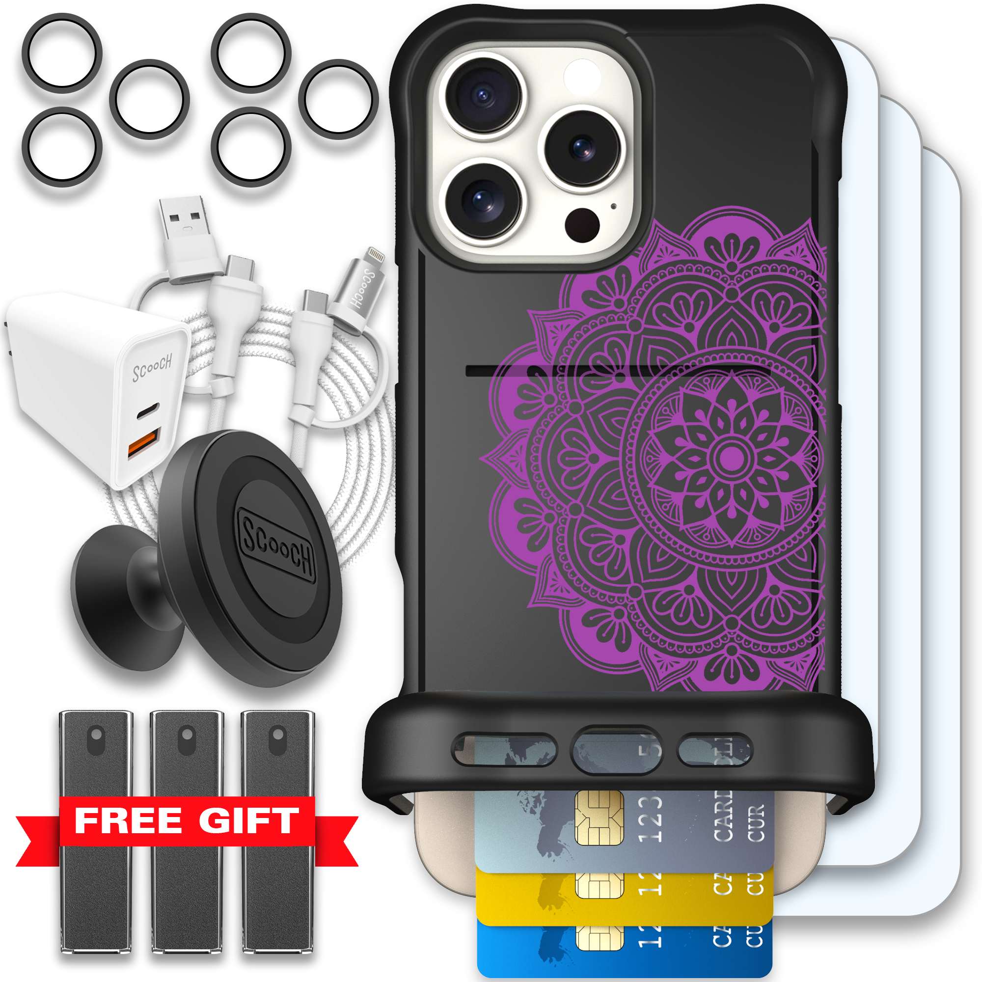 WMTE MANDALA iPhone 16 Pro Max Ultimate Bundle