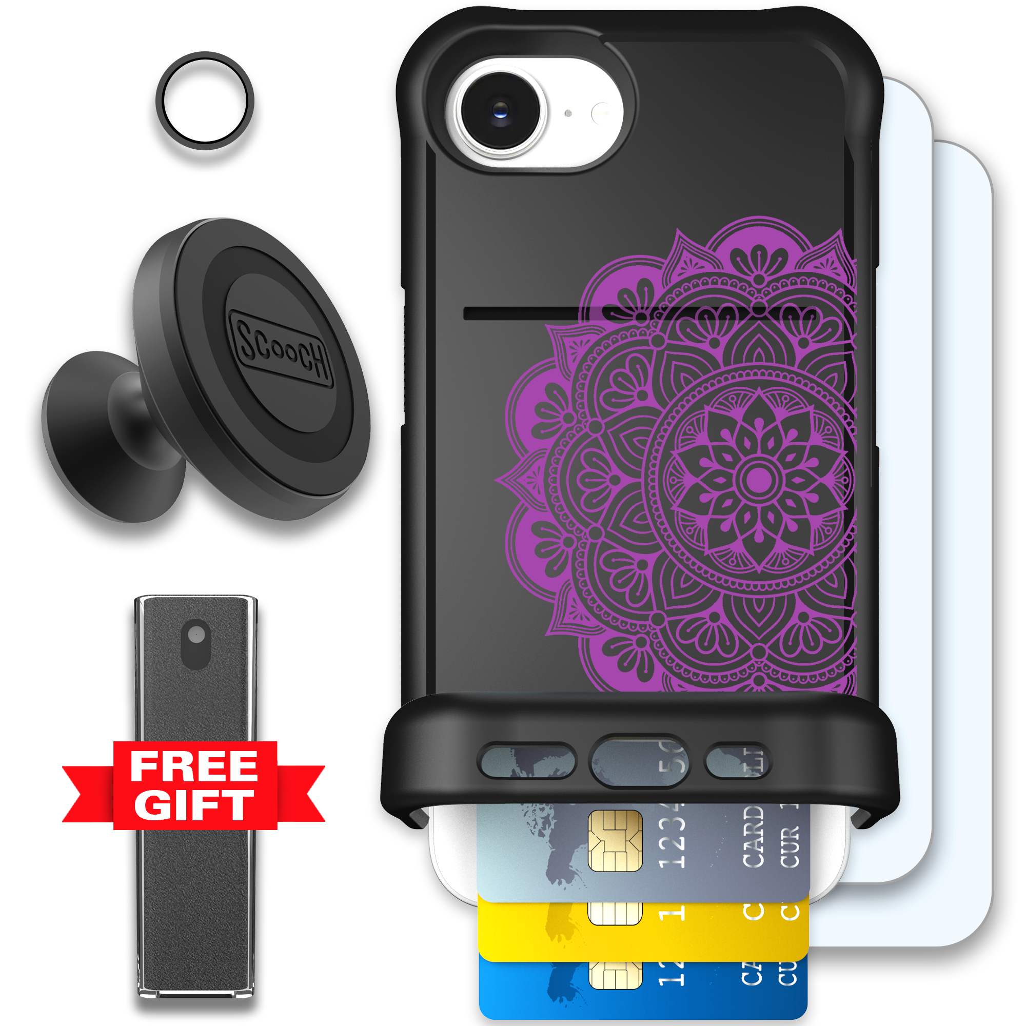 WMTE MANDALA iPhone 16e Defender Bundle