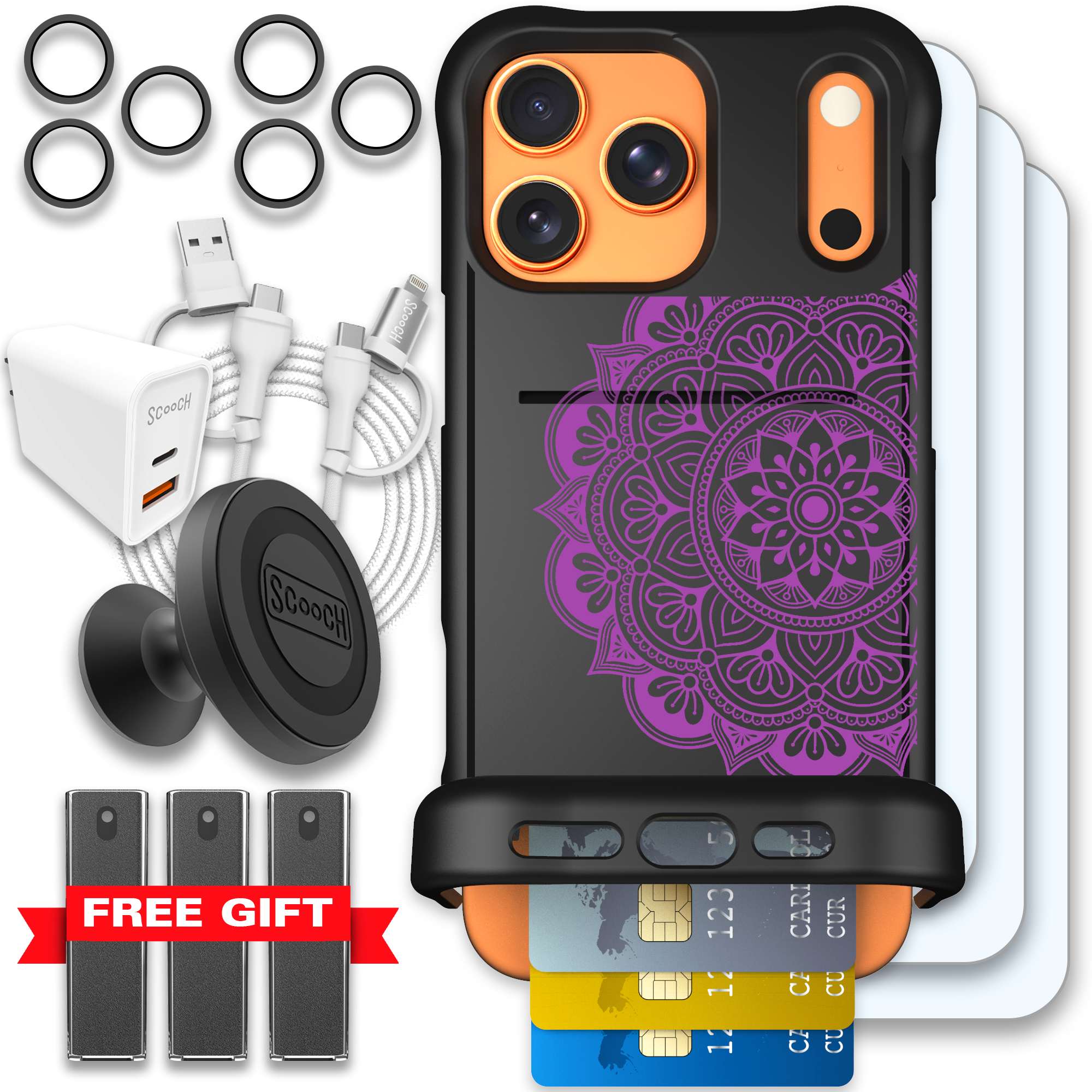 WMTE MANDALA iPhone 17 Pro Max Ultimate Bundle