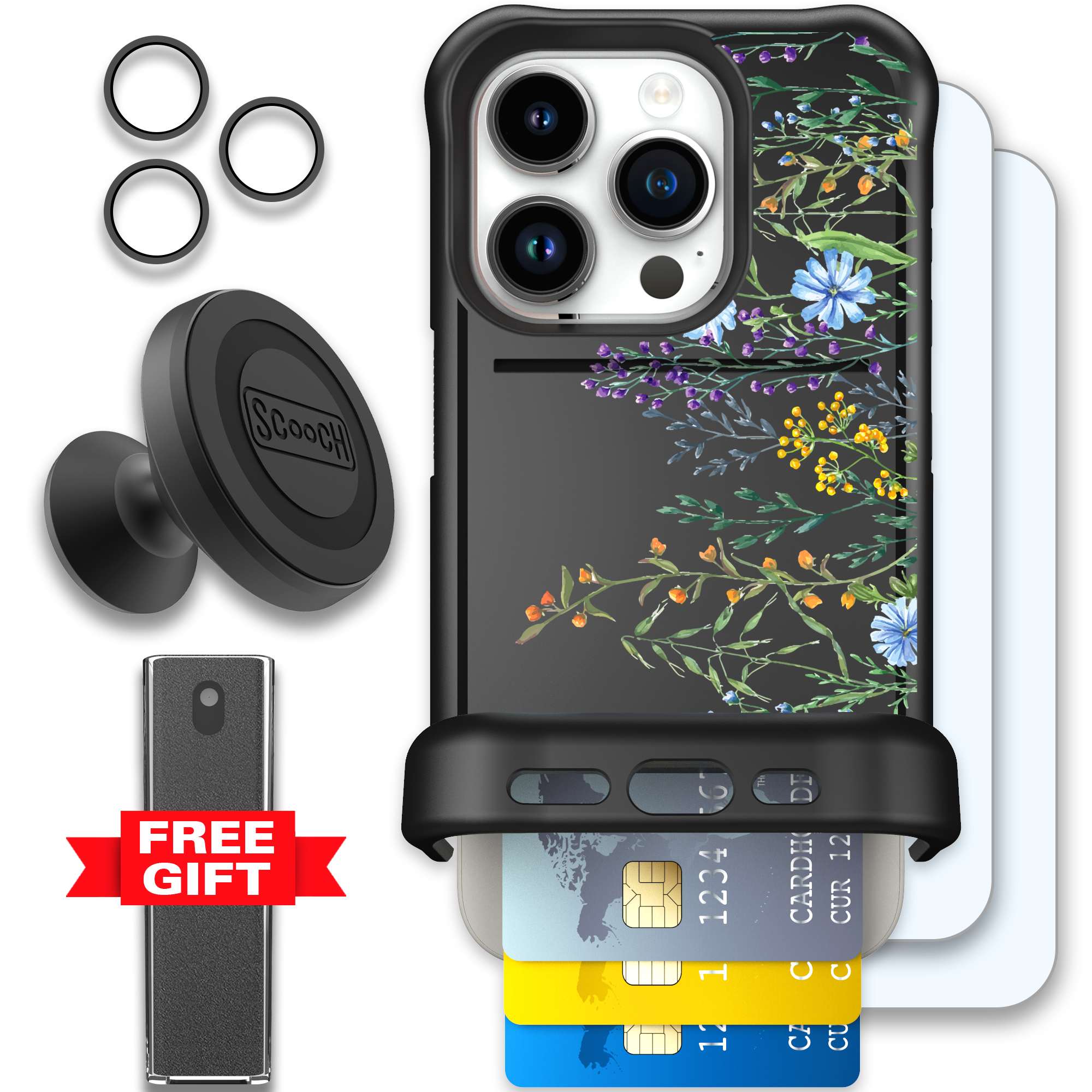 WMTE MDWBLOOM iPhone 15 Pro Defender Bundle
