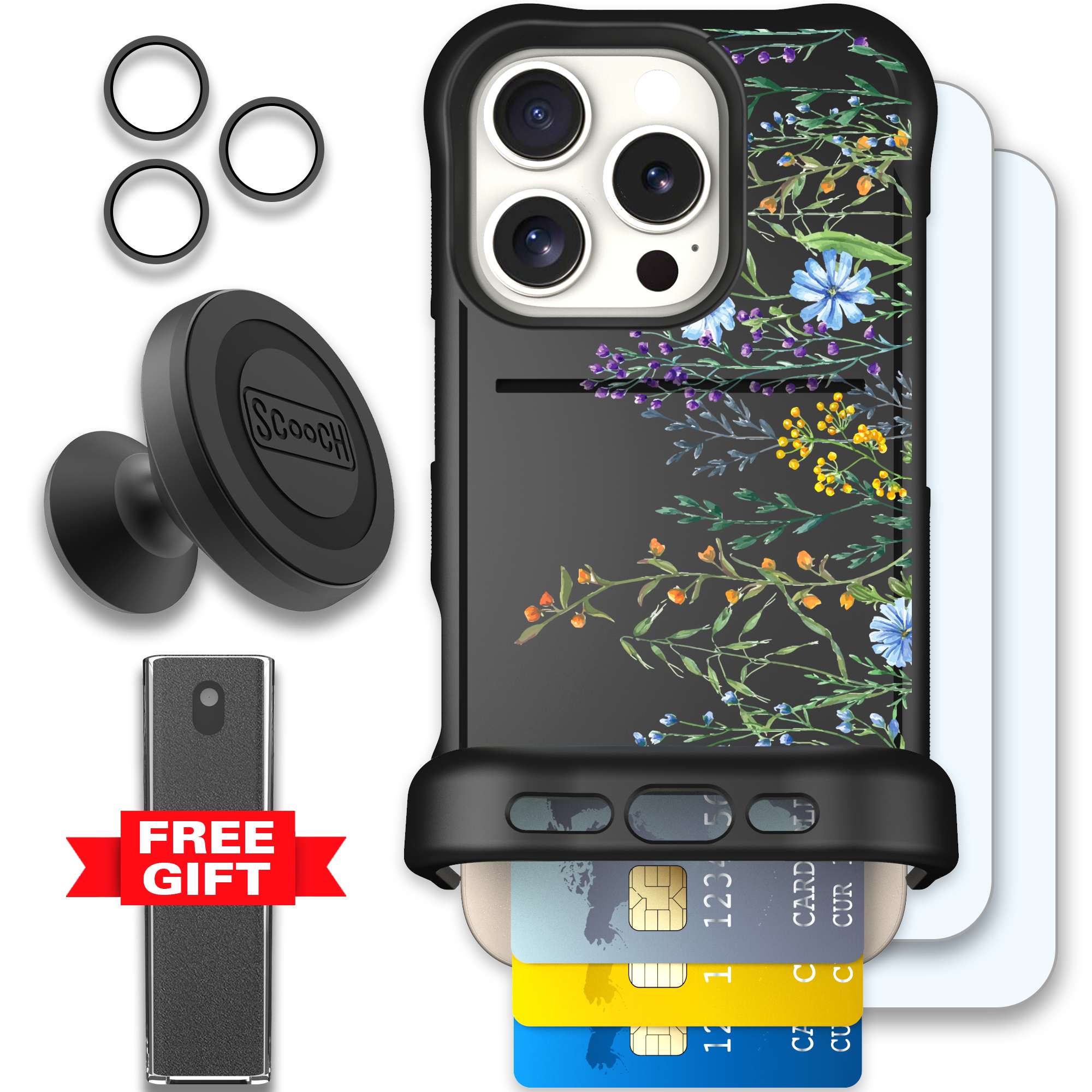 WMTE MDWBLOOM iPhone 16 Pro Defender Bundle