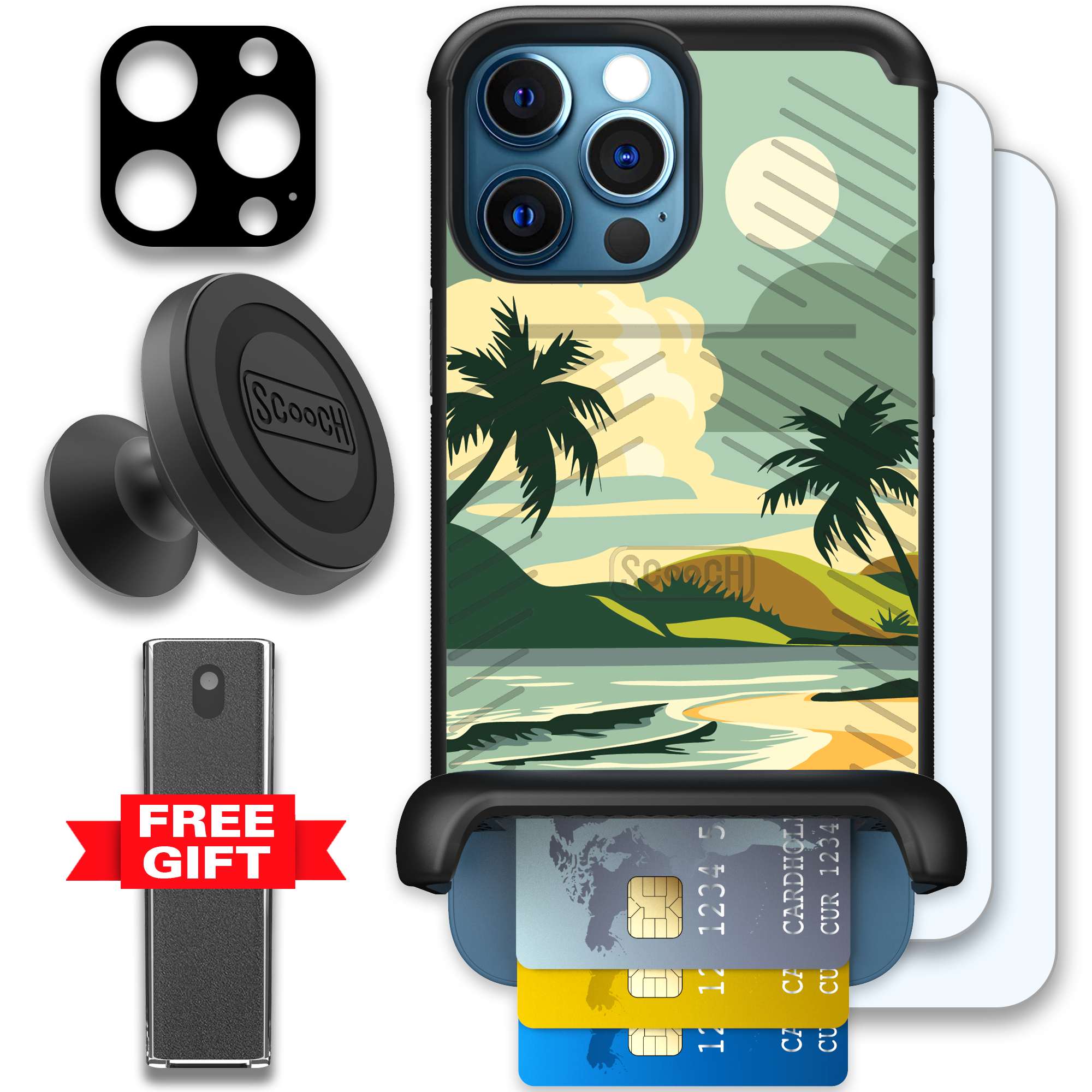 WMTE PDSCOVE iPhone 12 Pro Max Defender Bundle