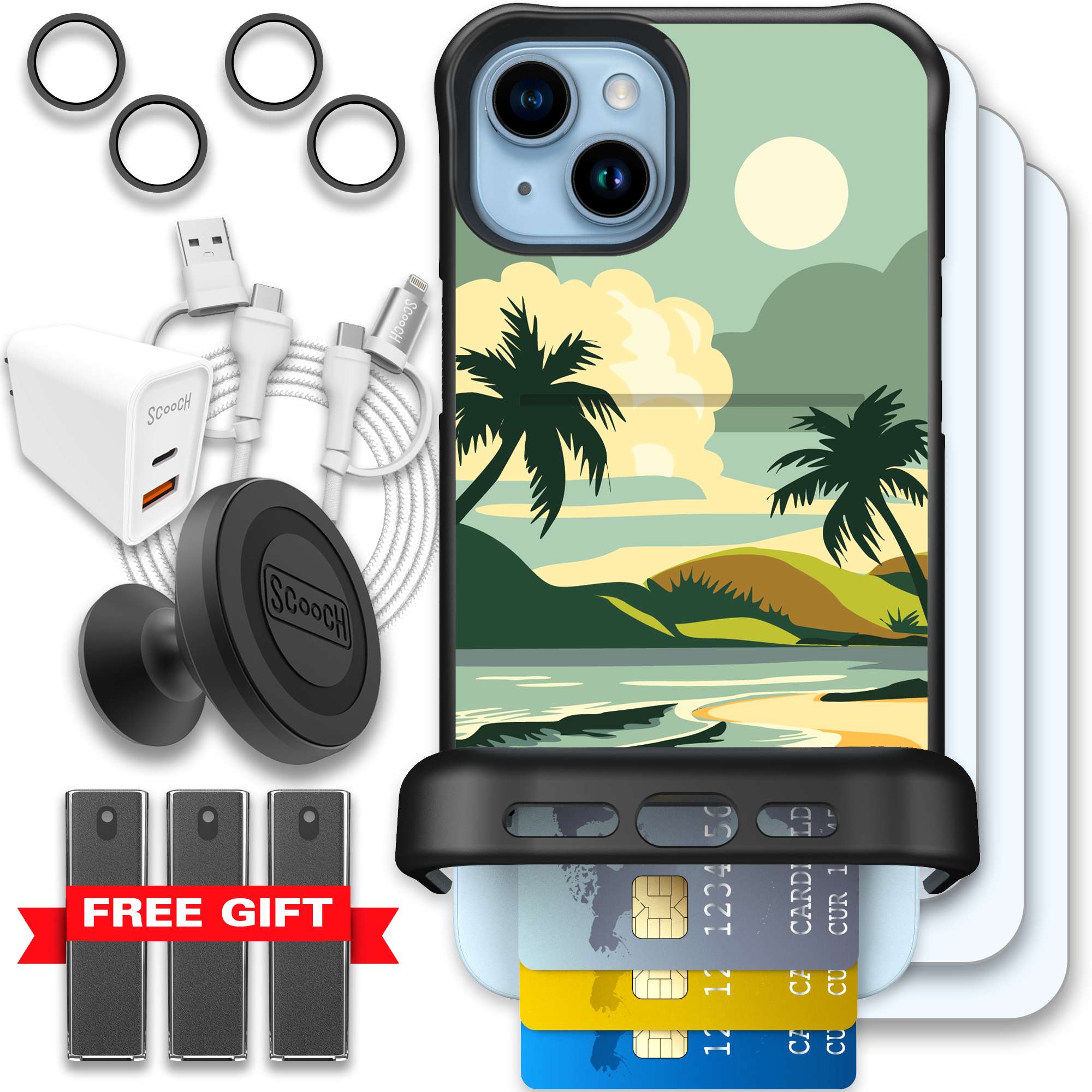 WMTE PDSCOVE iPhone 15 Plus Ultimate Bundle