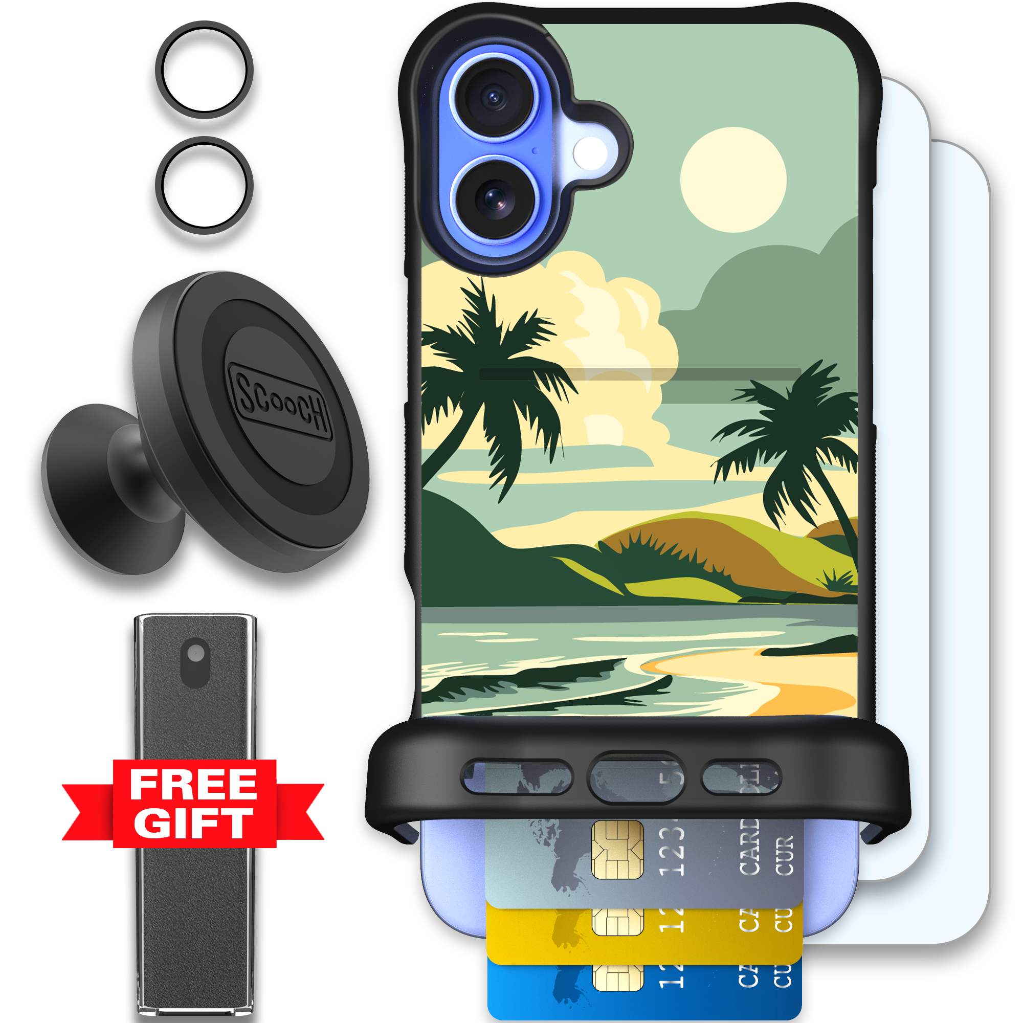 WMTE PDSCOVE iPhone 16 Plus Defender Bundle