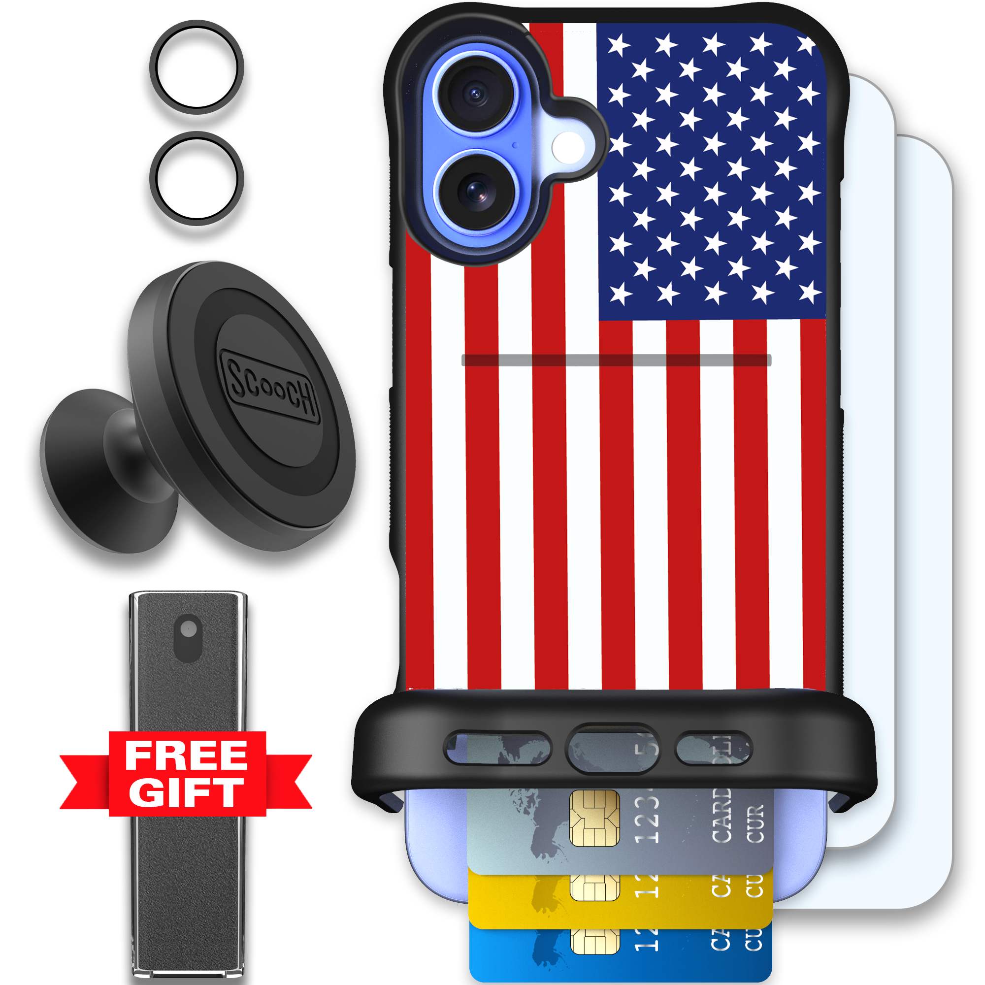 WMTE STARSTRP iPhone 16 Plus Defender Bundle